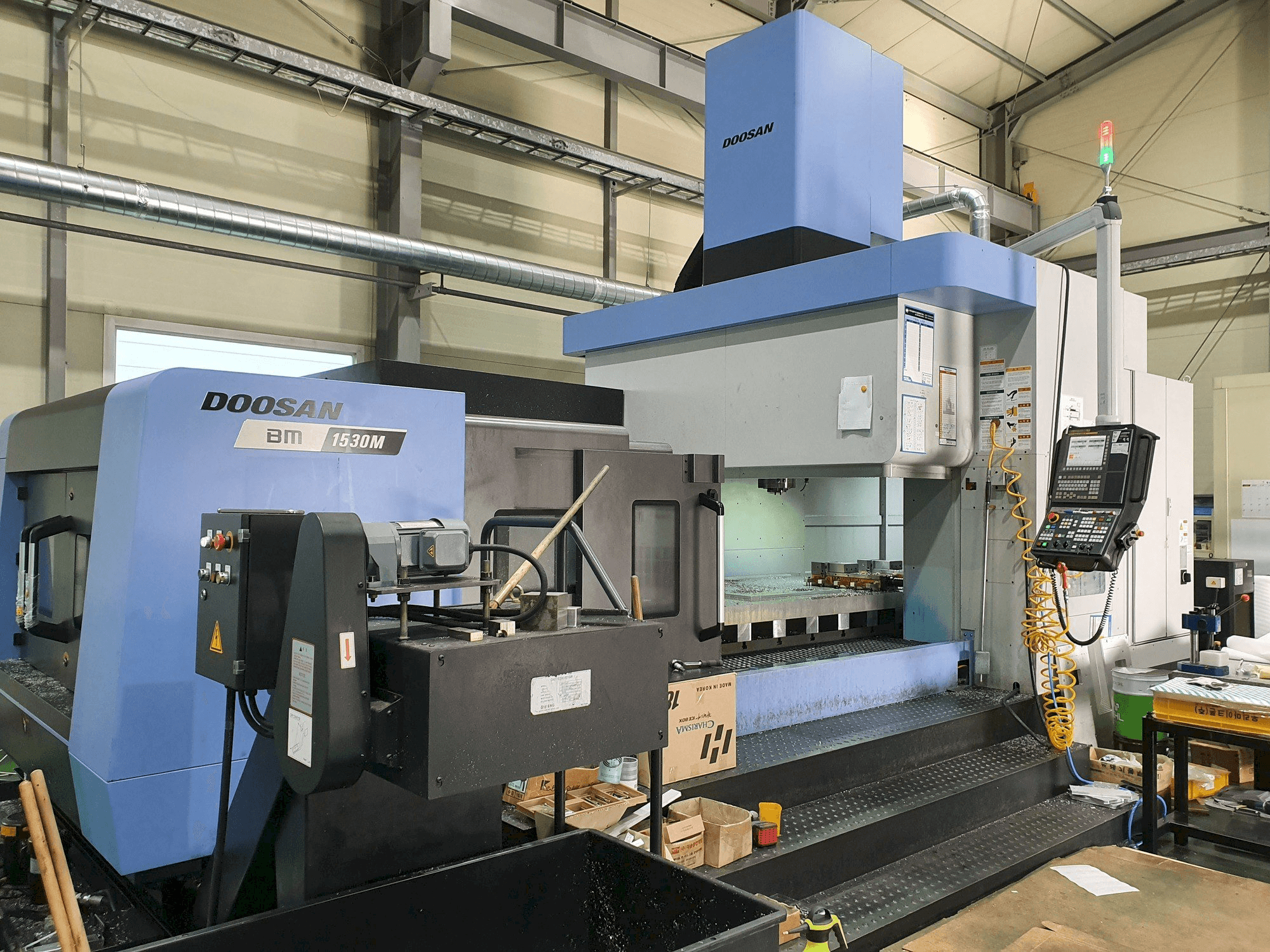 A Doosan BM1530M gép elölnézete