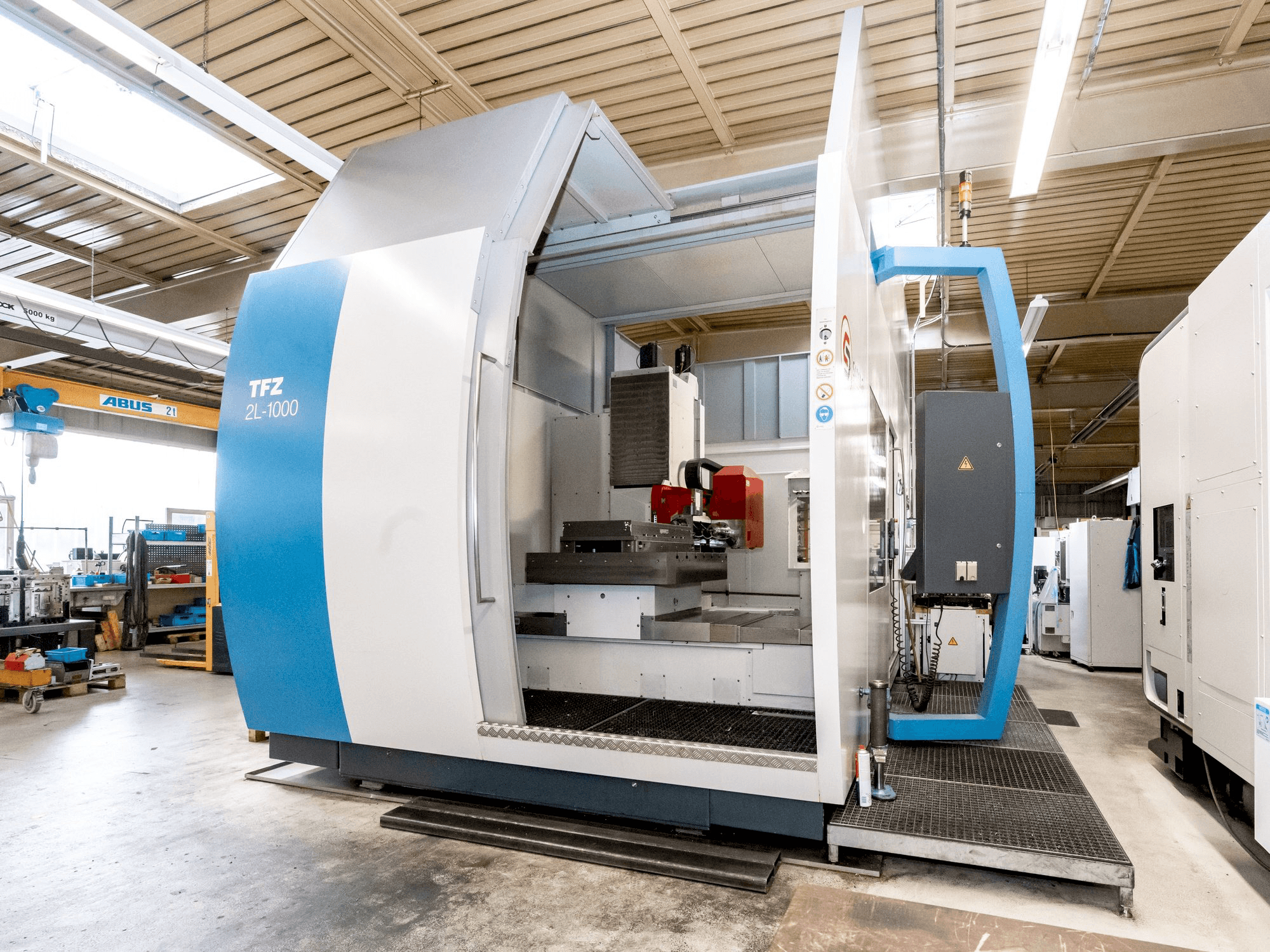 A SAMAG TFZ 2L-1000 gép elölnézete