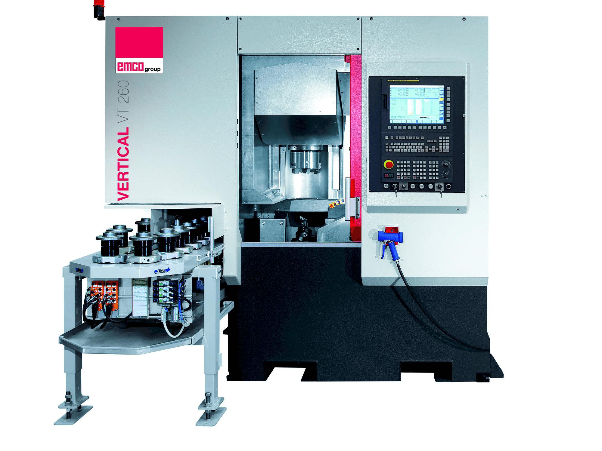 A EMCO VT260 MY gép elölnézete