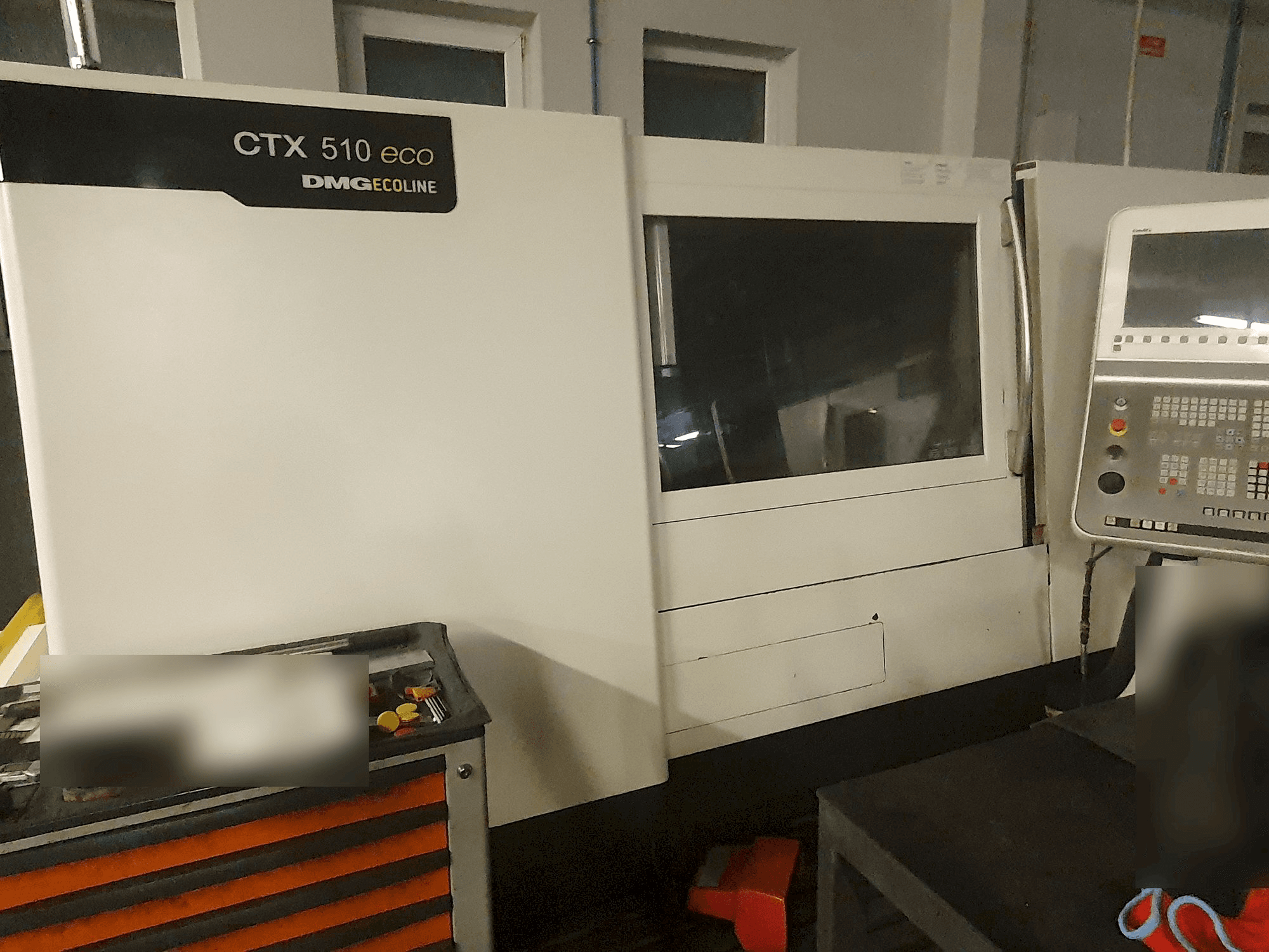 A DMG GILDEMEISTER ecoline CTX 510 eco V3 gép elölnézete