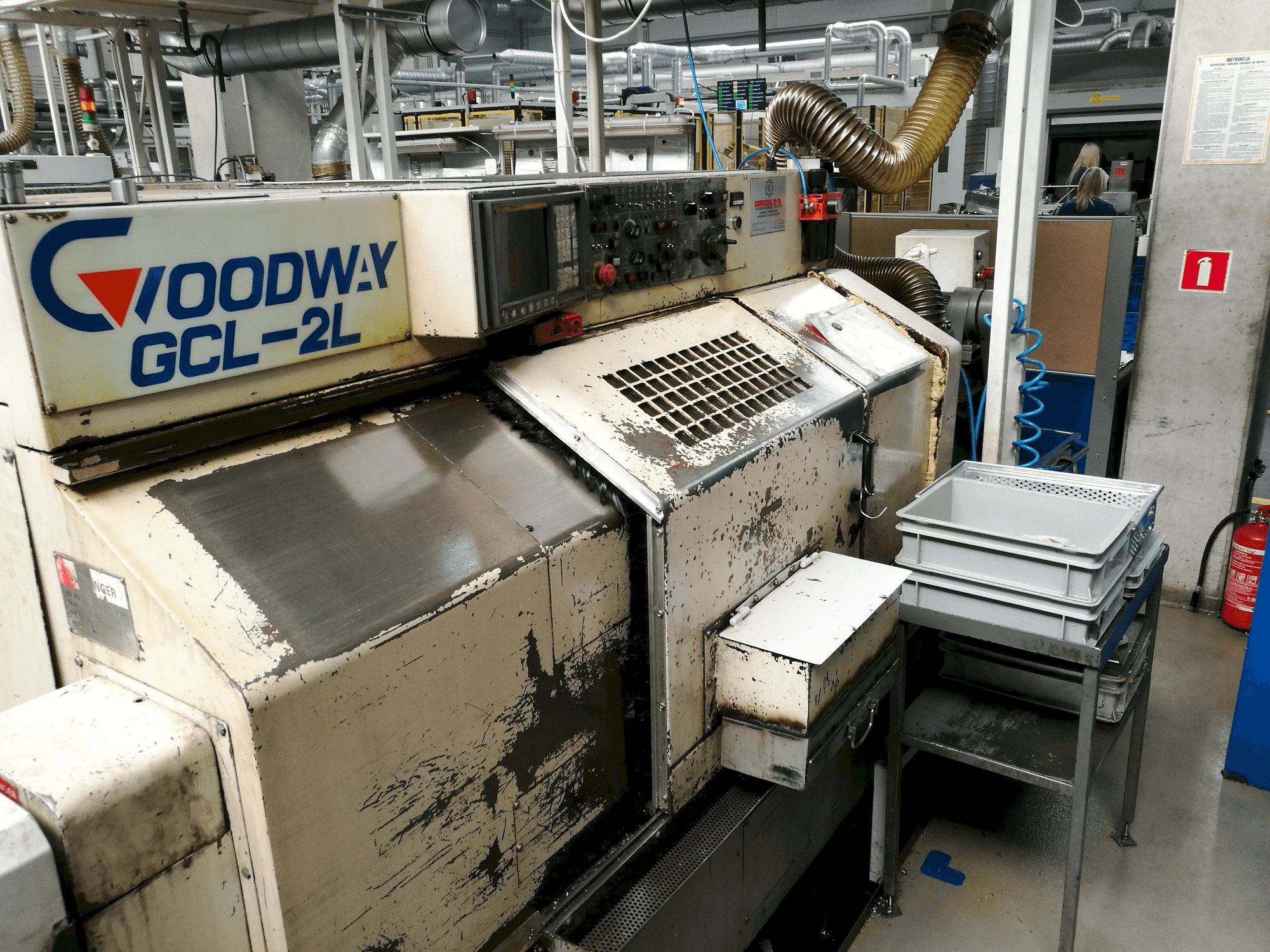 A Goodway GCL-2L gép elölnézete