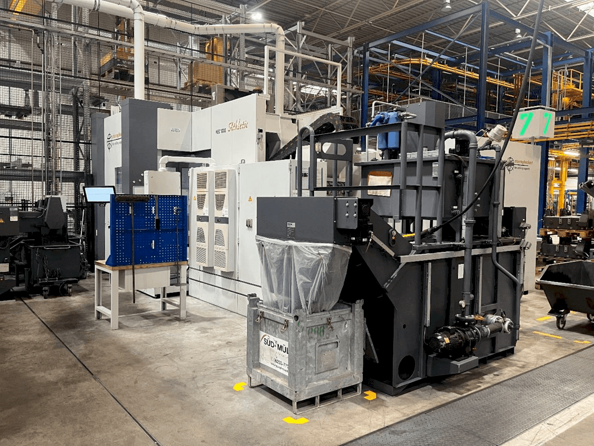 A Heckert HEC 1000 gép jobb oldali nézete