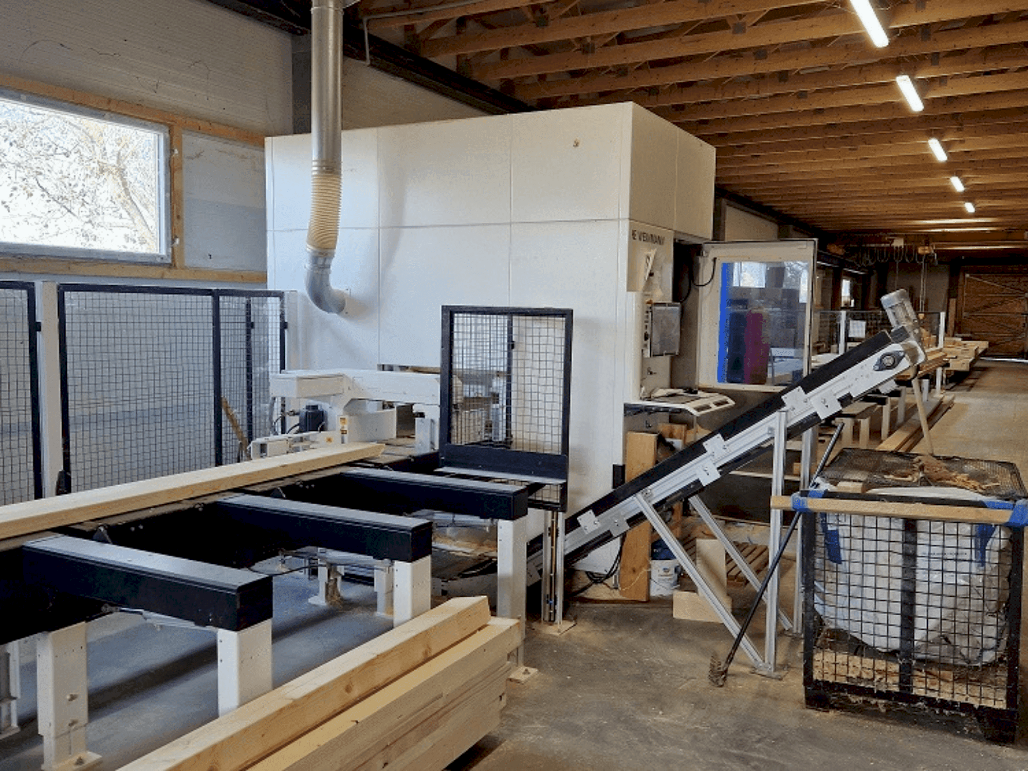 A HOMAG WEINMANN BEAMTEQ B-540 (2019) gép elölnézete