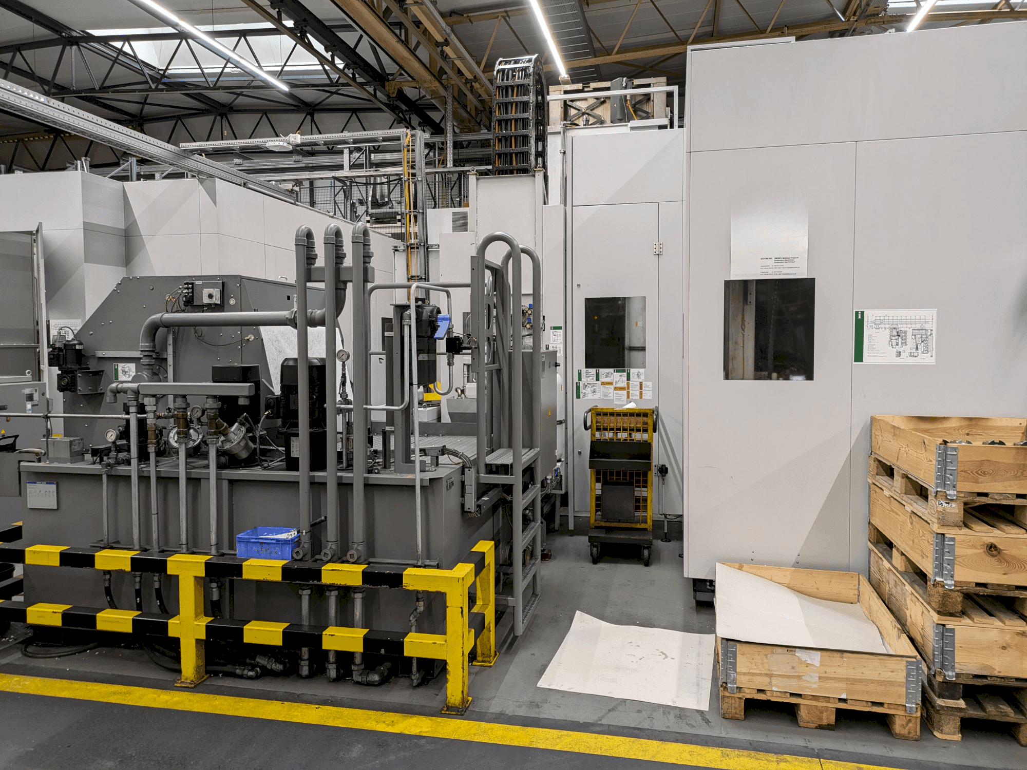 A Heckert HEC 1000 H/V gép elölnézete