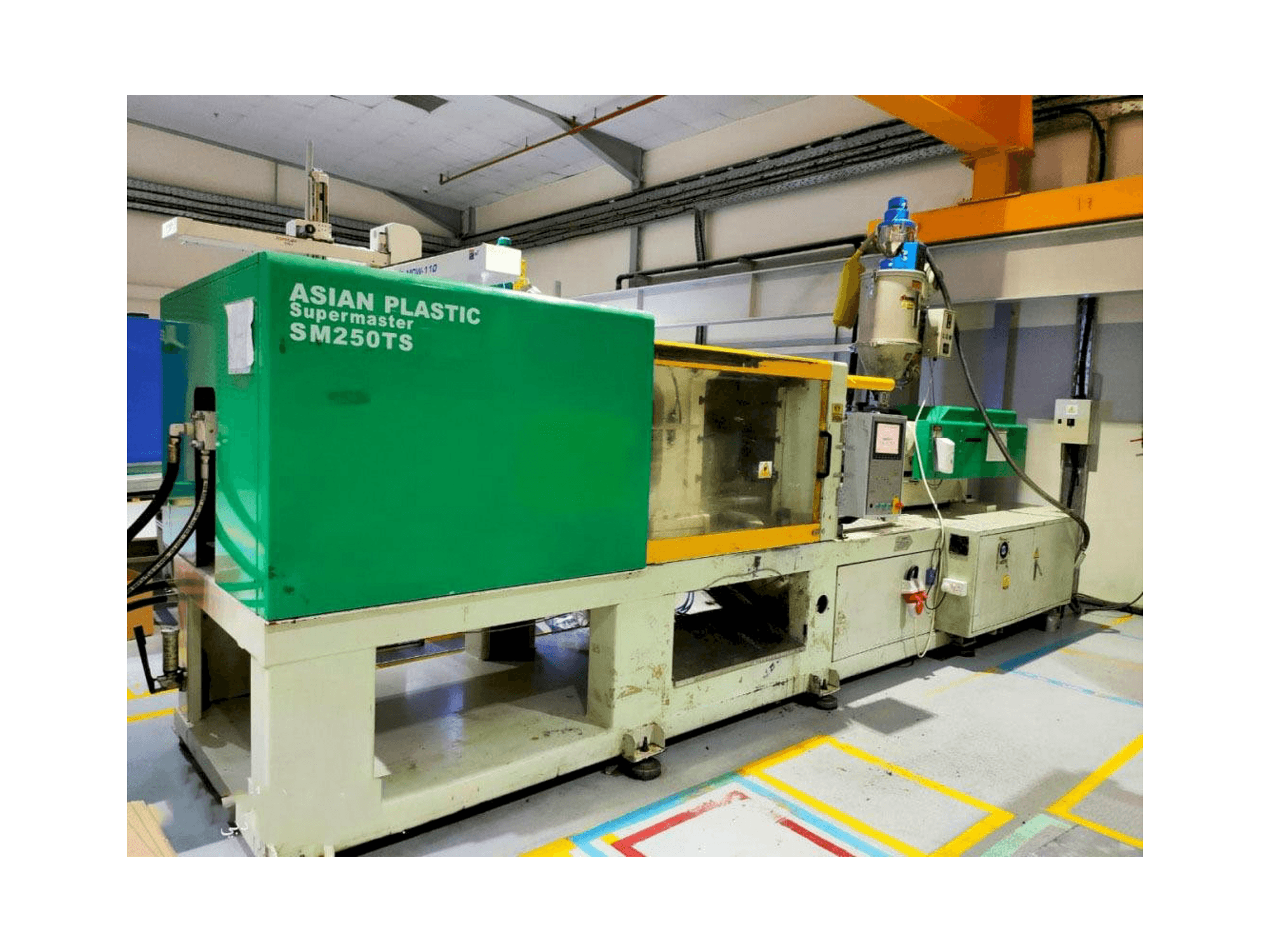 A Supermaster SM 250 TS gép elölnézete