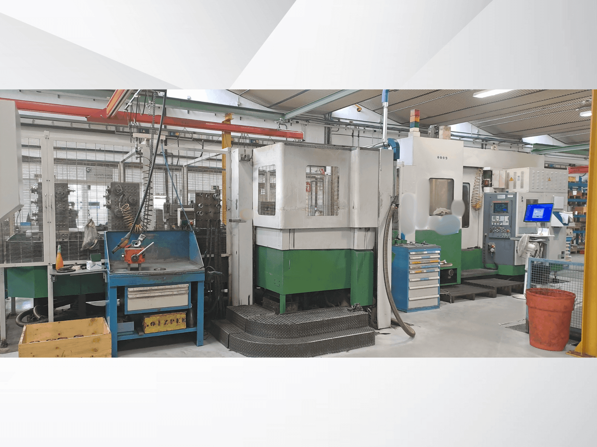 A Mazak HV-630 gép elölnézete