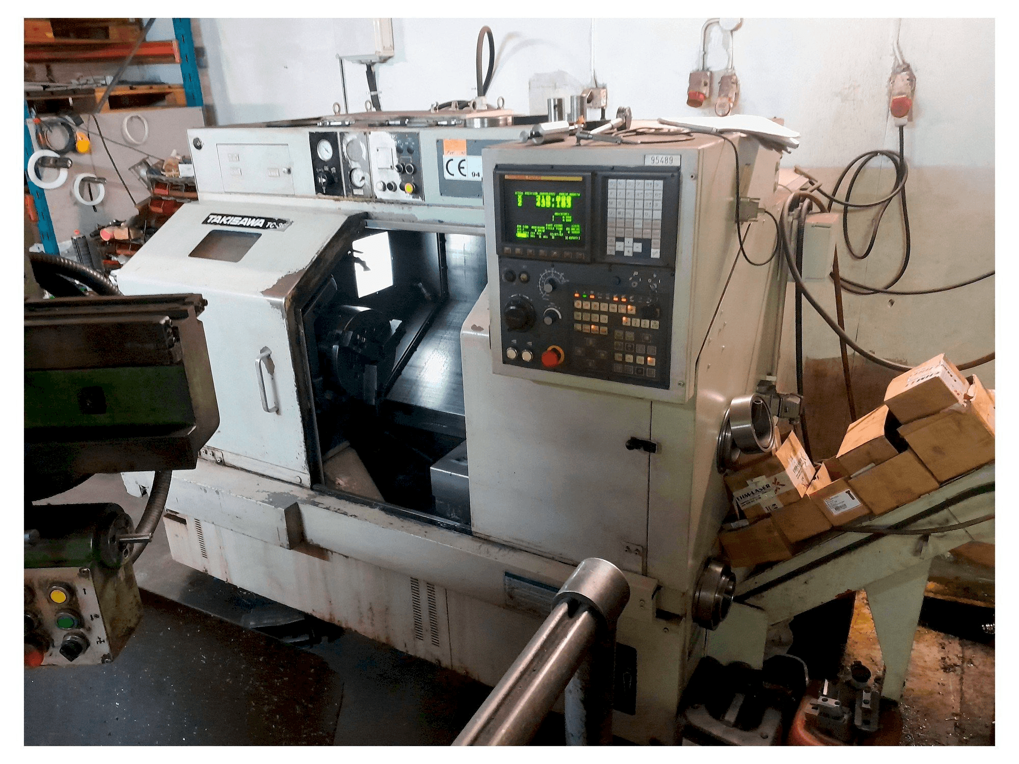 A Takisawa TC-30 gép elölnézete