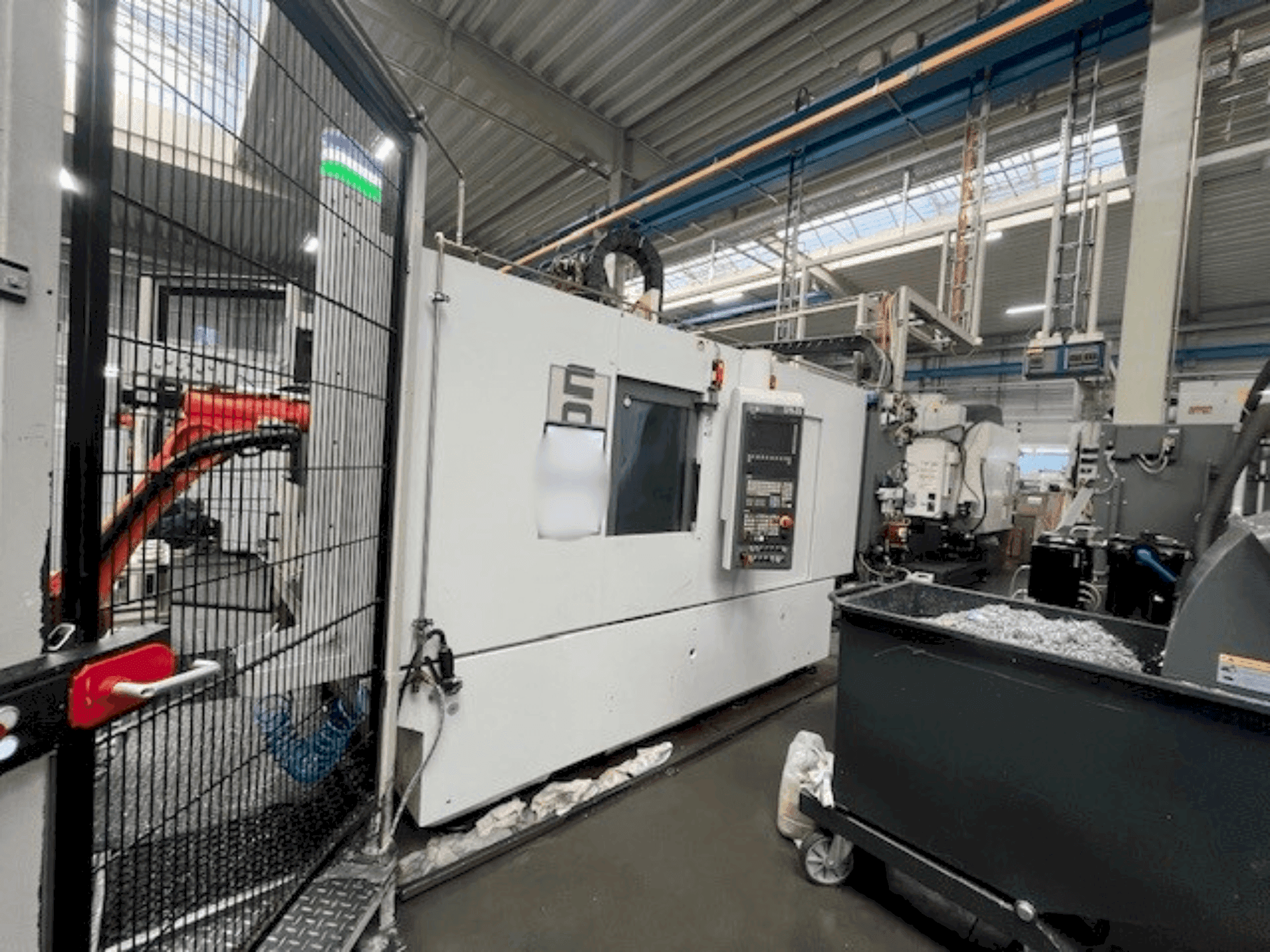 A CHIRON DZ 15 W gép elölnézete