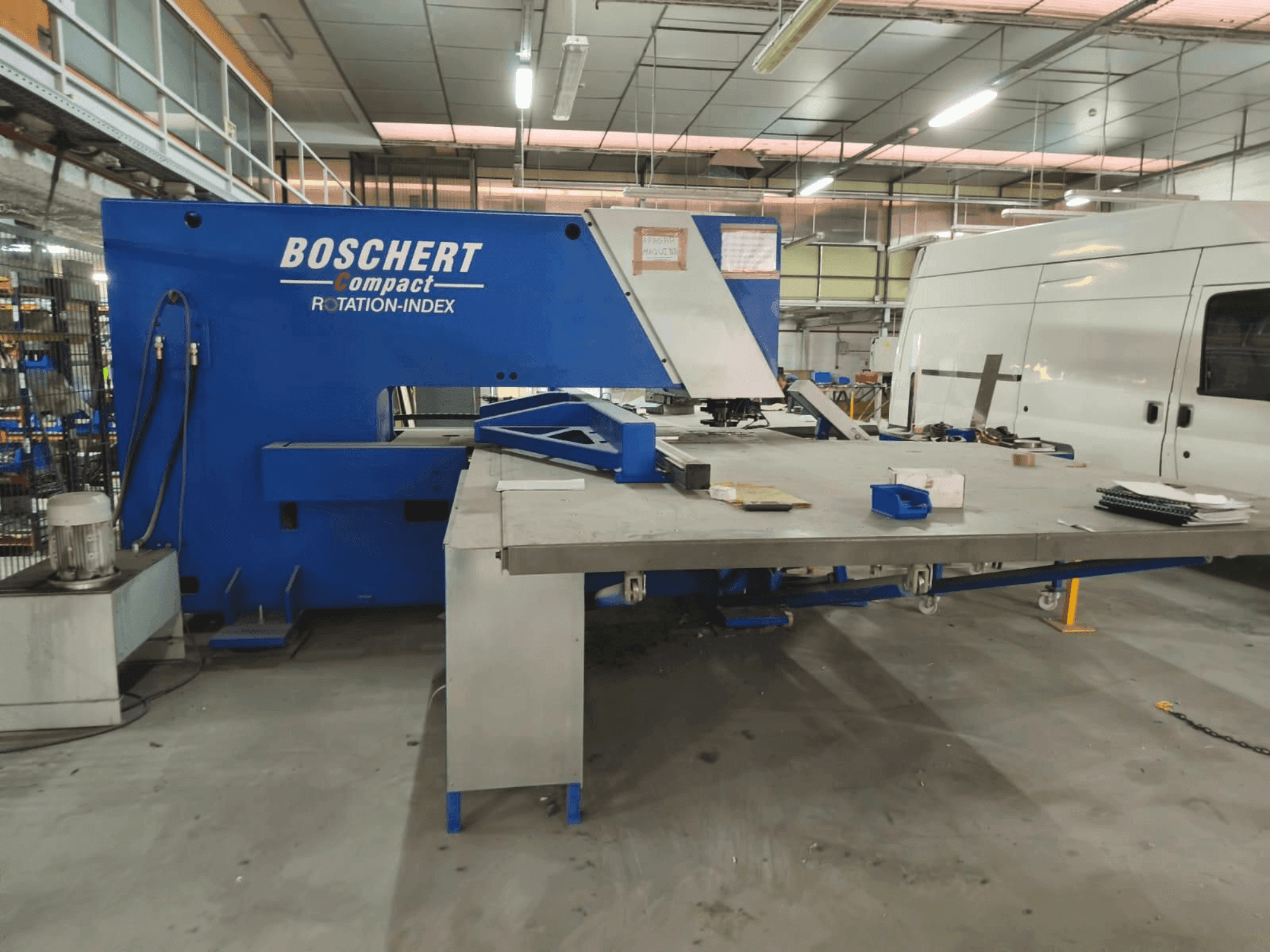 A BOSCHERT Compact 1250 Rota gép elölnézete