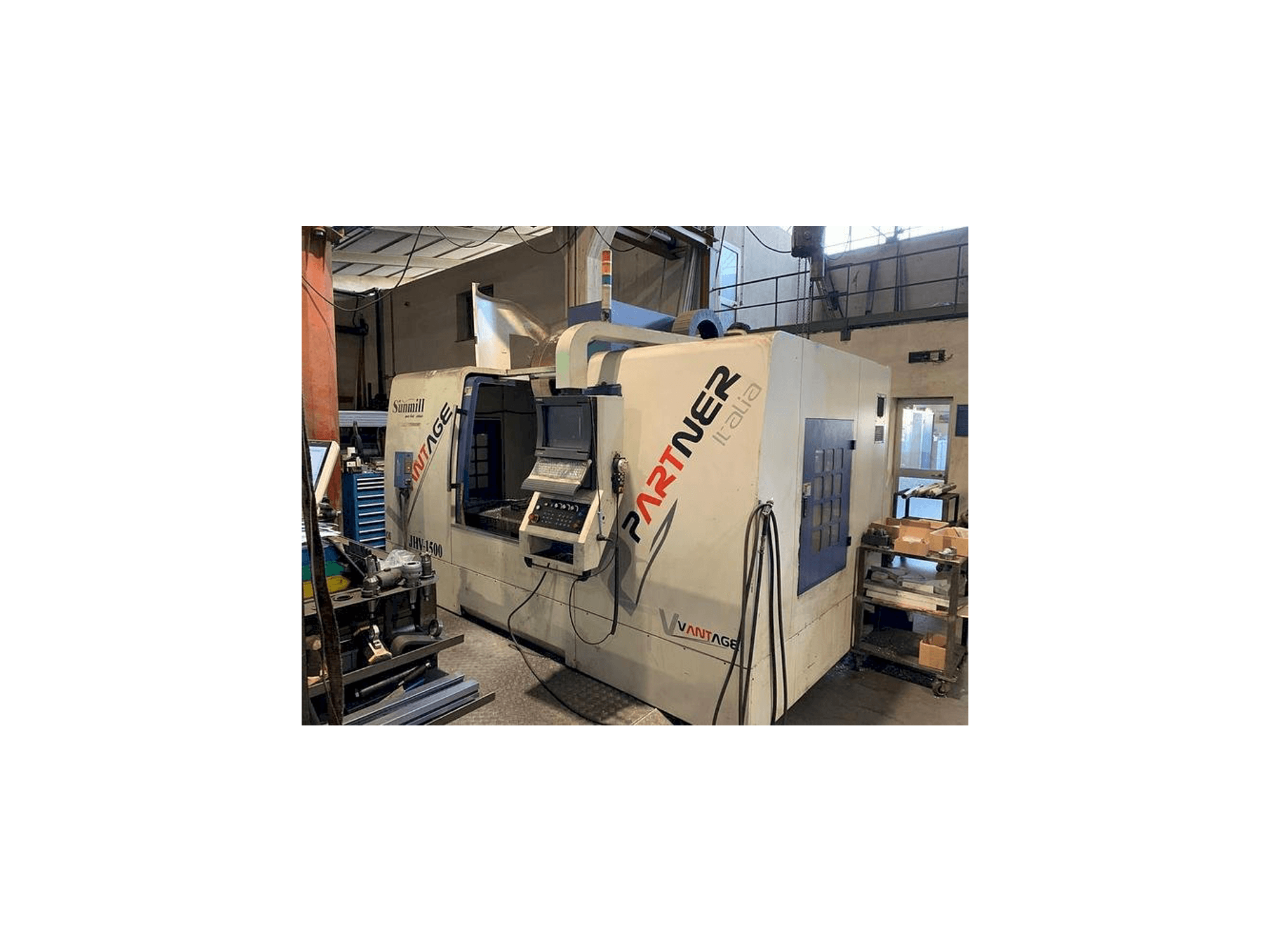 A SUNMILL PARTNER VANTAGE JHV-1500 gép elölnézete