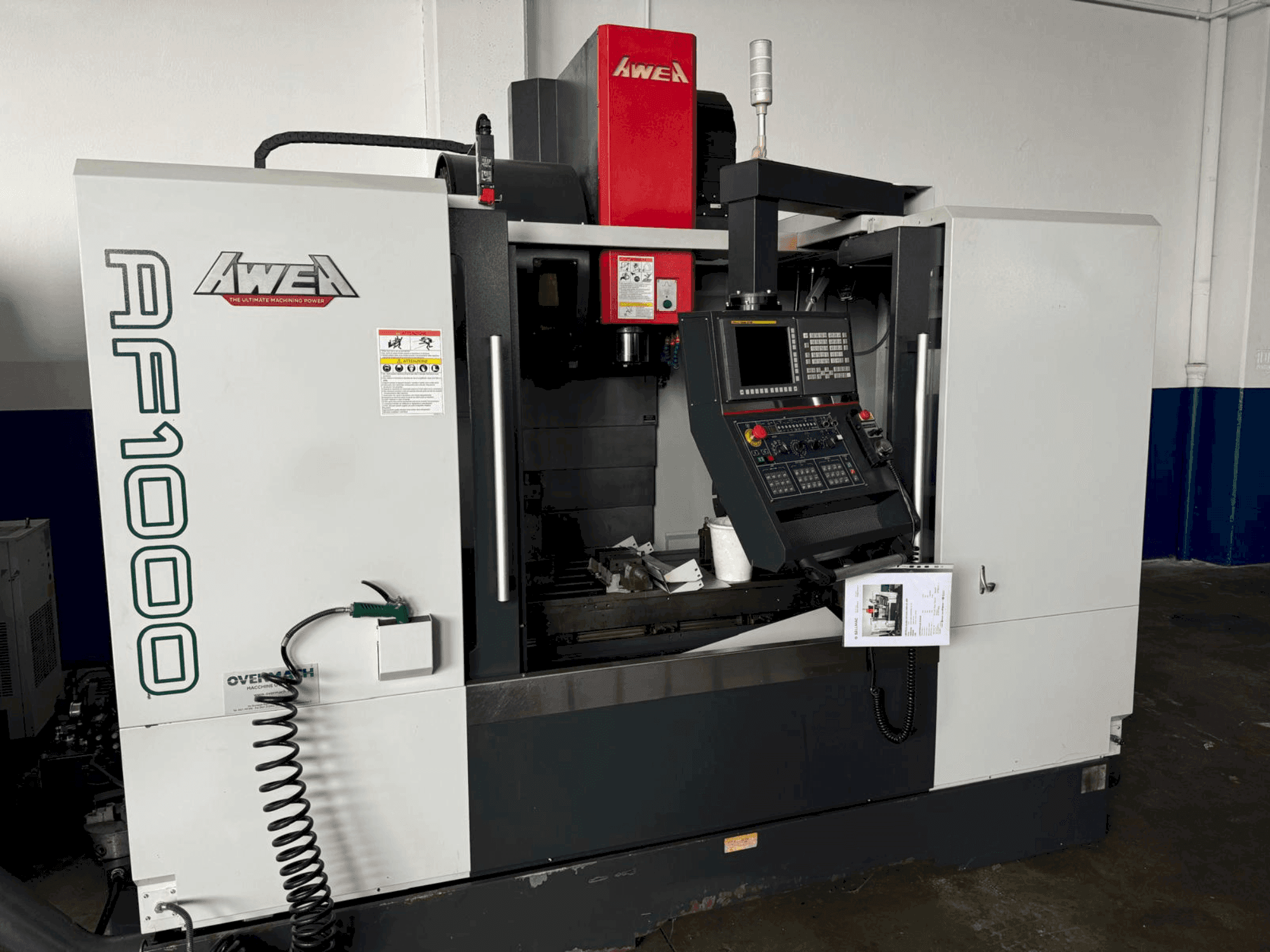 A AWEA AF-1000 gép elölnézete