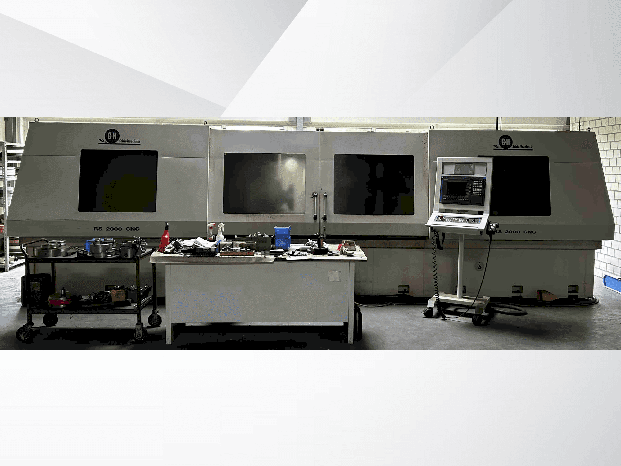 A GEIBEL & HOTZ RS 2000 CNC gép elölnézete