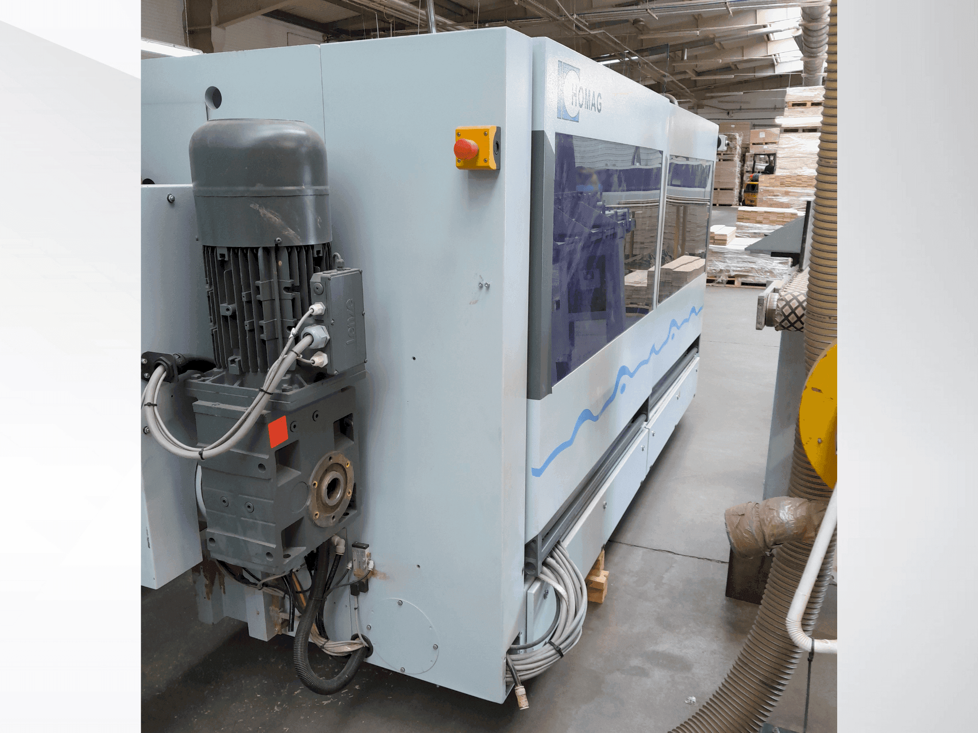 A HOMAG PROFI FPL265/6/10/PW/N gép elölnézete