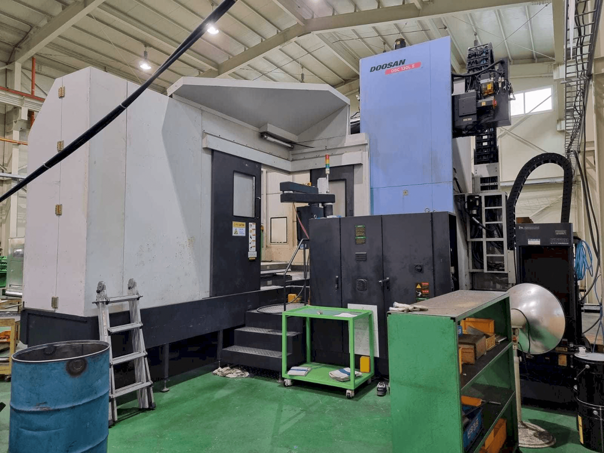 A Doosan DBC 130L II gép elölnézete