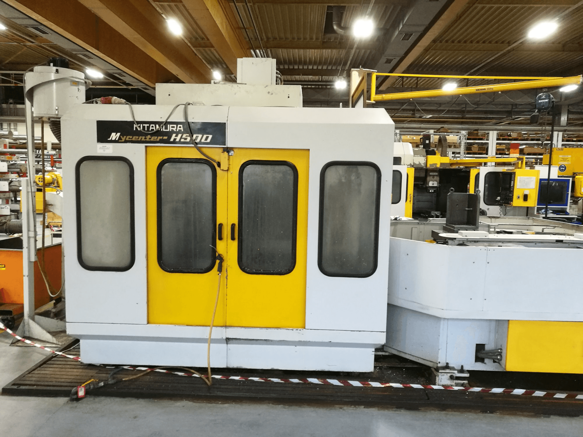 A Kitamura Mycenter H500 gép elölnézete