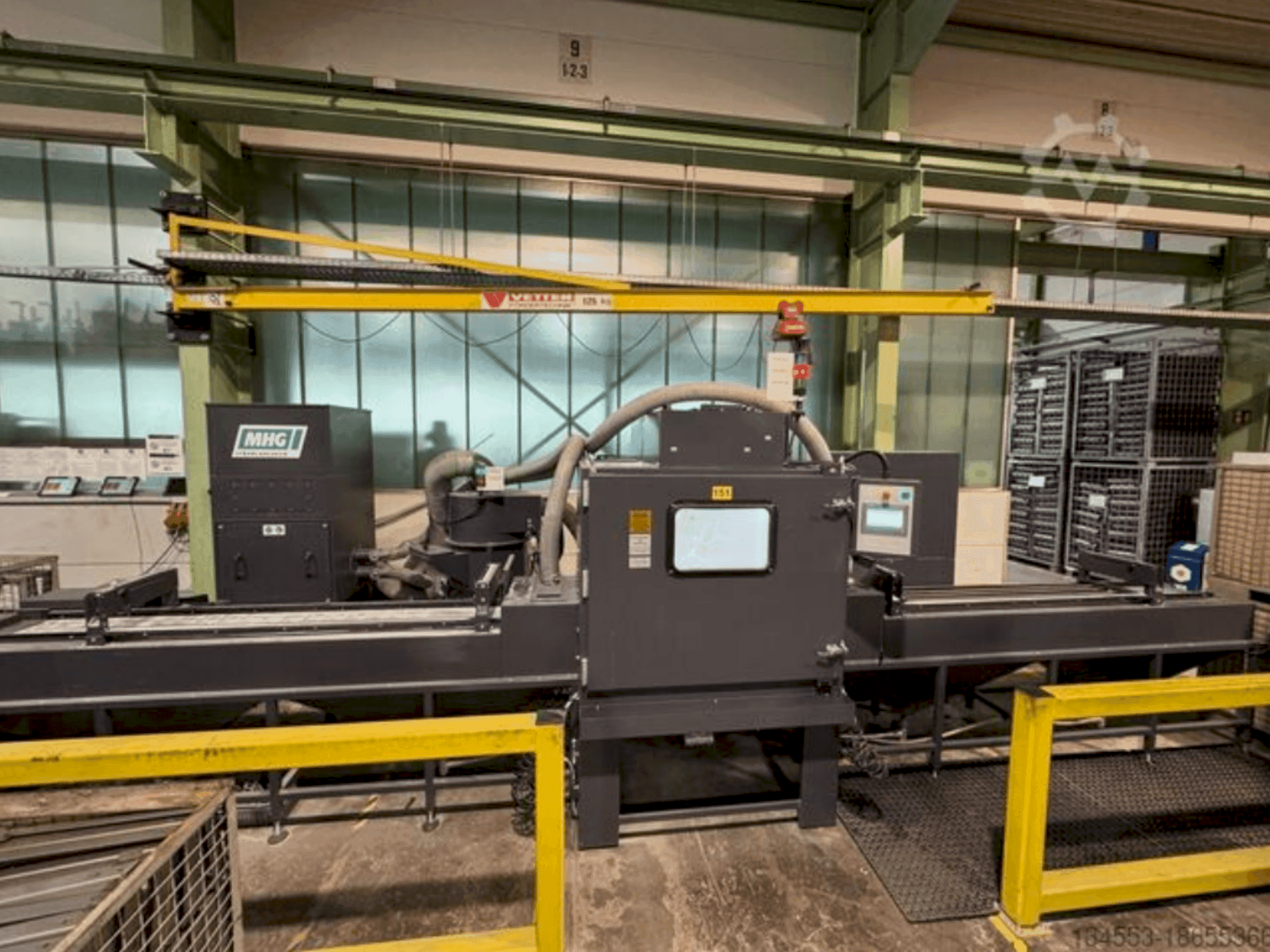 A MHG SMG 160 gép elölnézete