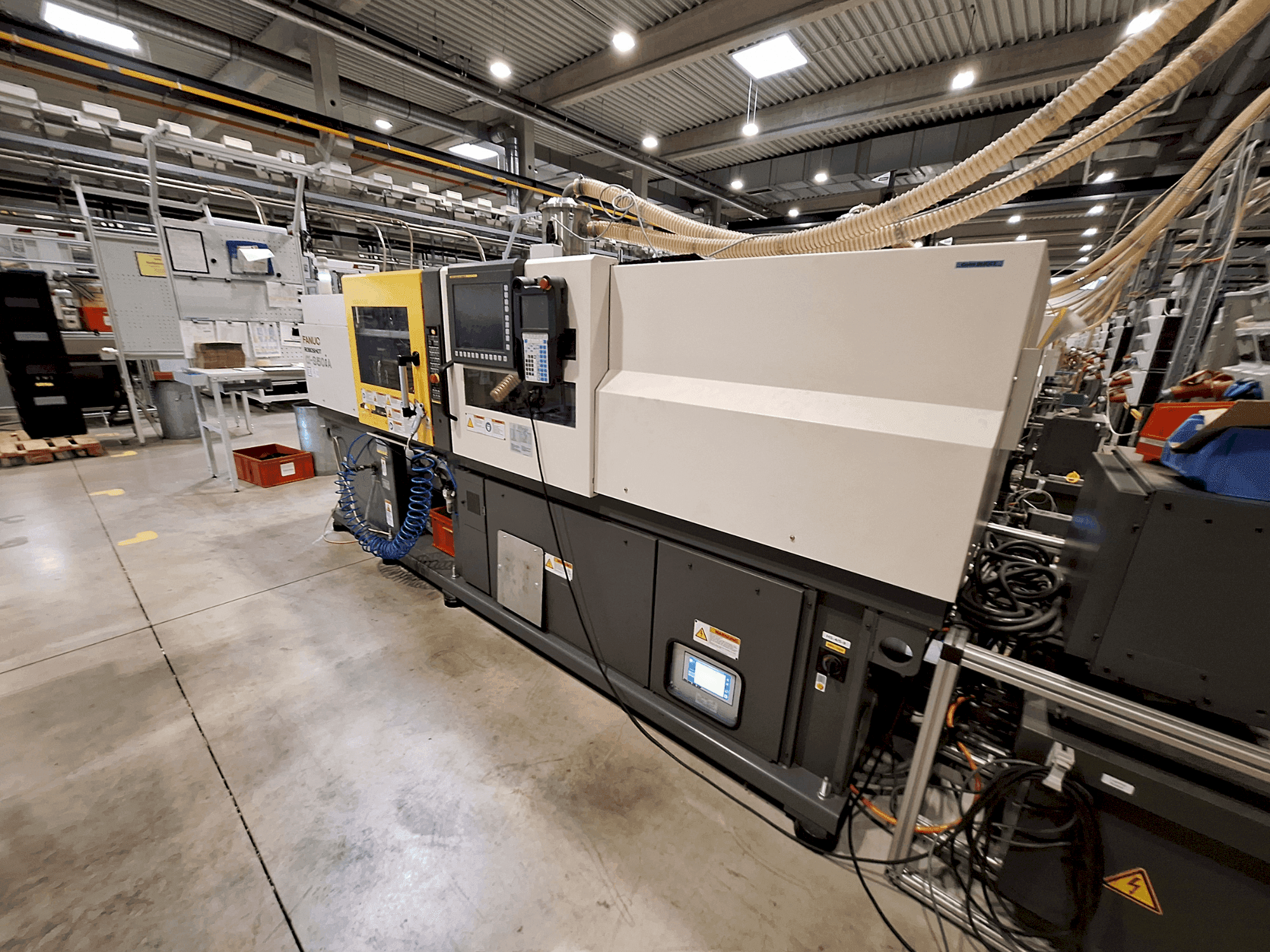 A FANUC Roboshot S50iA gép elölnézete