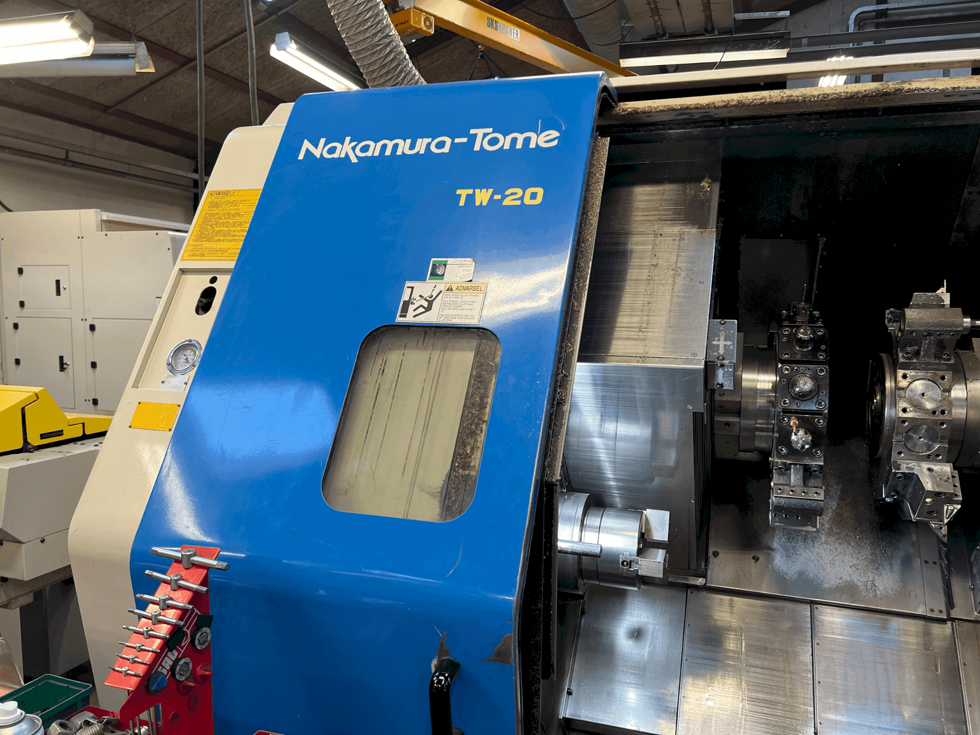 A NAKAMURA TW-20 gép elölnézete