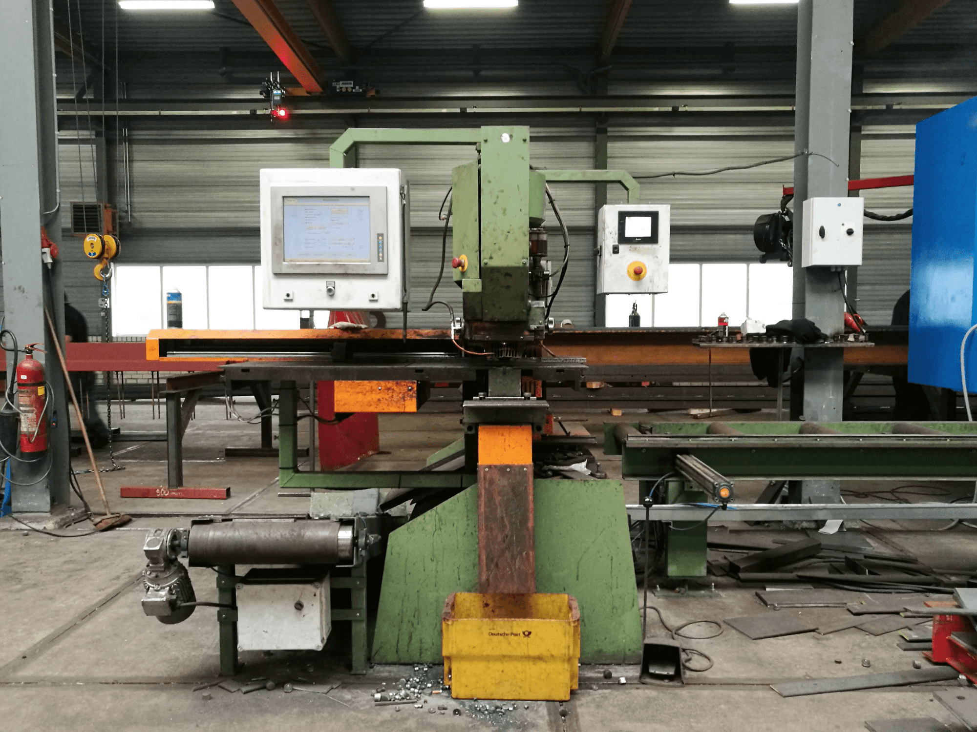 A Peddinghaus Peddimax No. 1 gép elölnézete