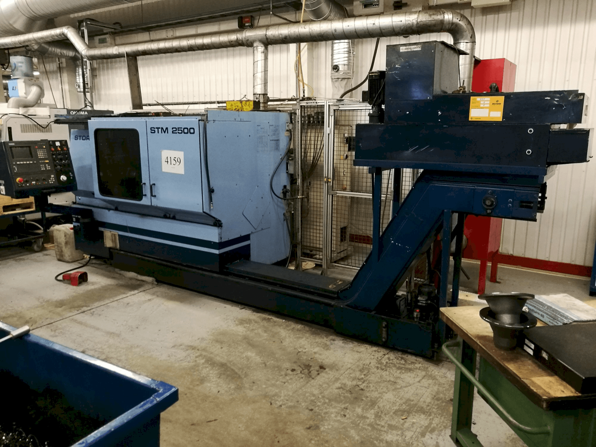 A STOREBRO STM 2500 gép elölnézete