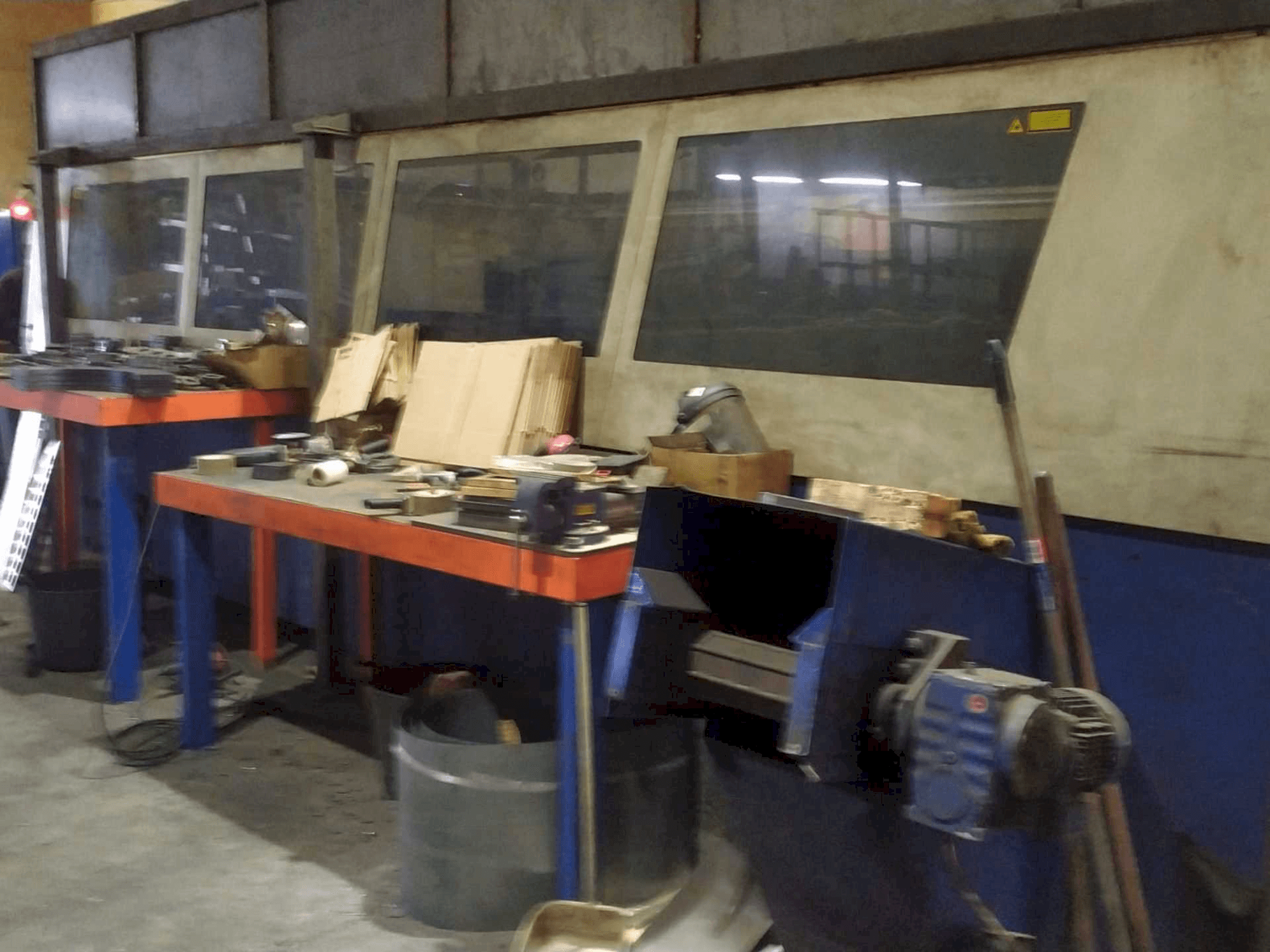 A Trumpf Trumatic L 4050 gép elölnézete