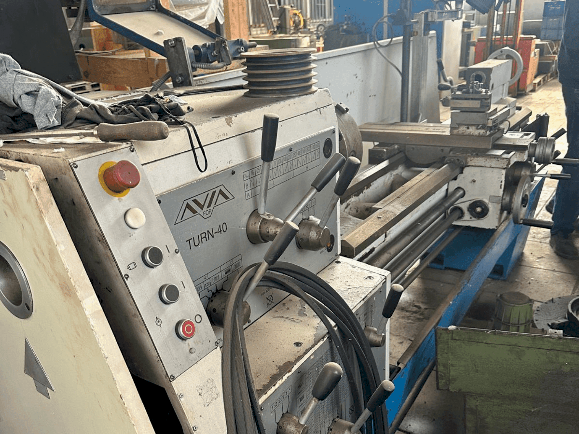 A Avia TURN-40 gép elölnézete