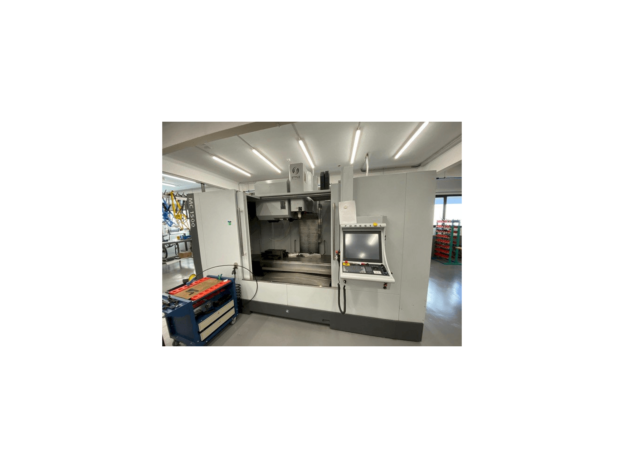 A STYLE MC 1500 gép elölnézete