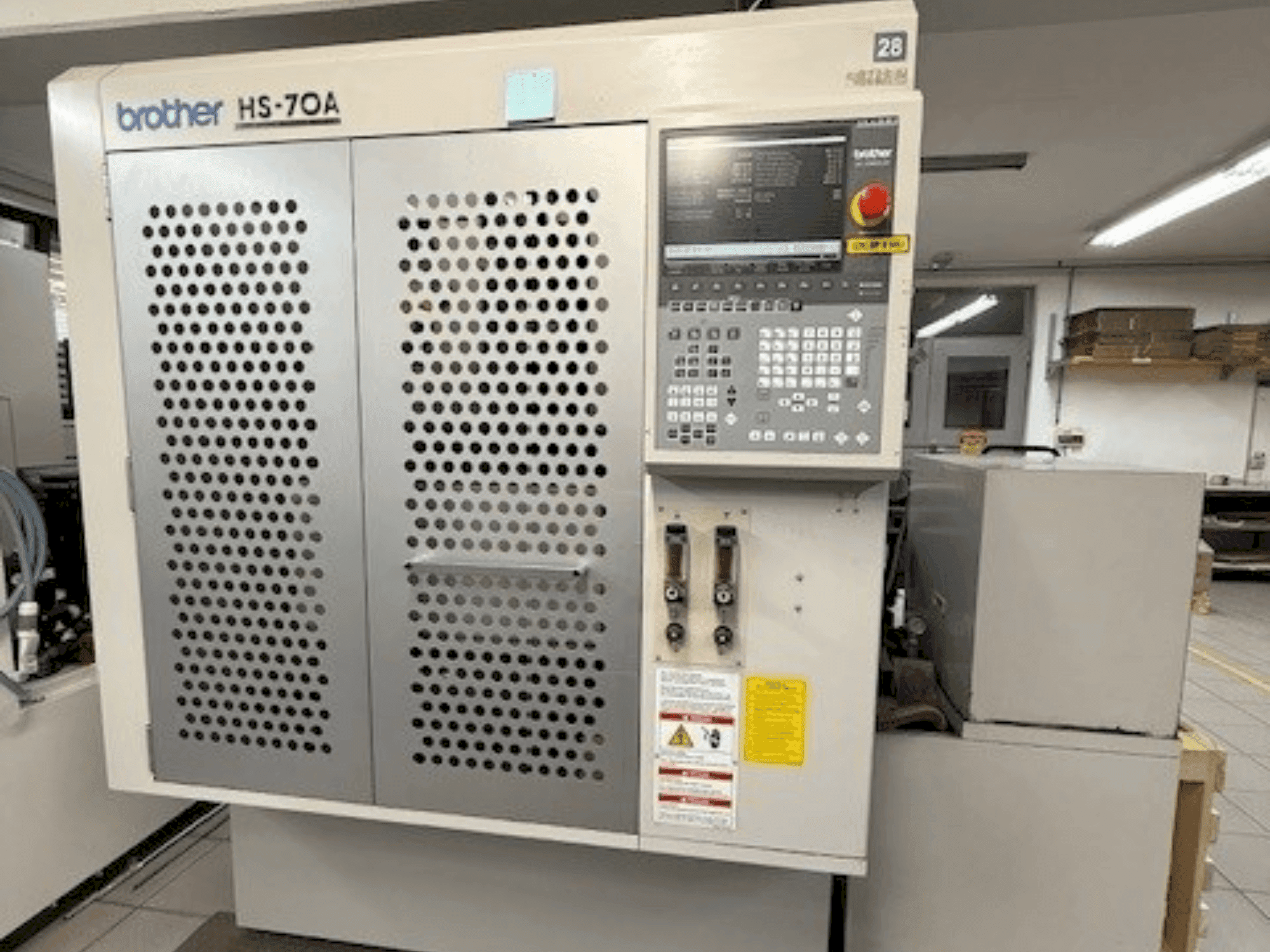 A Brother HS-70A gép elölnézete