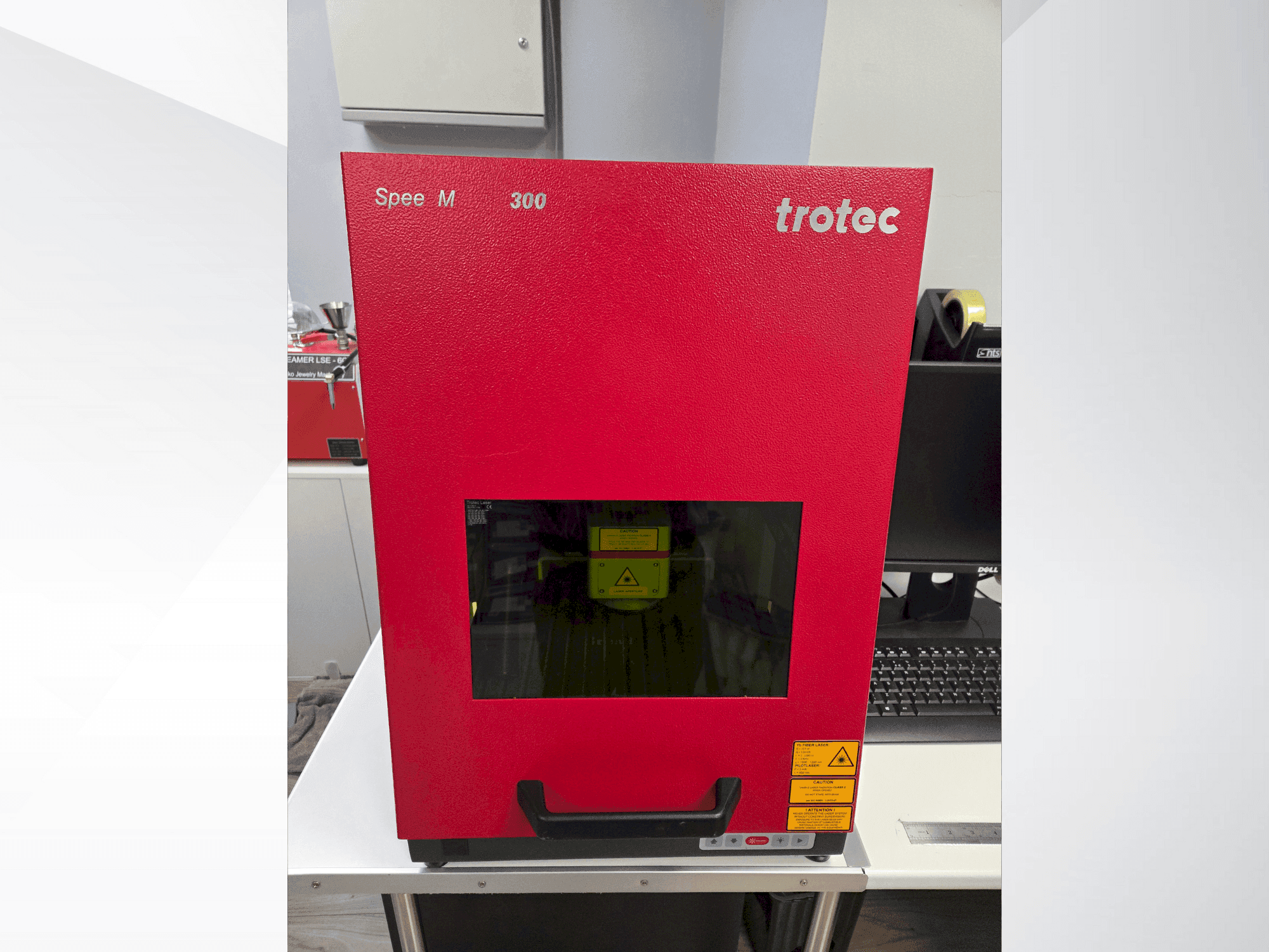 A Trotec Speed marker 300 gép elölnézete