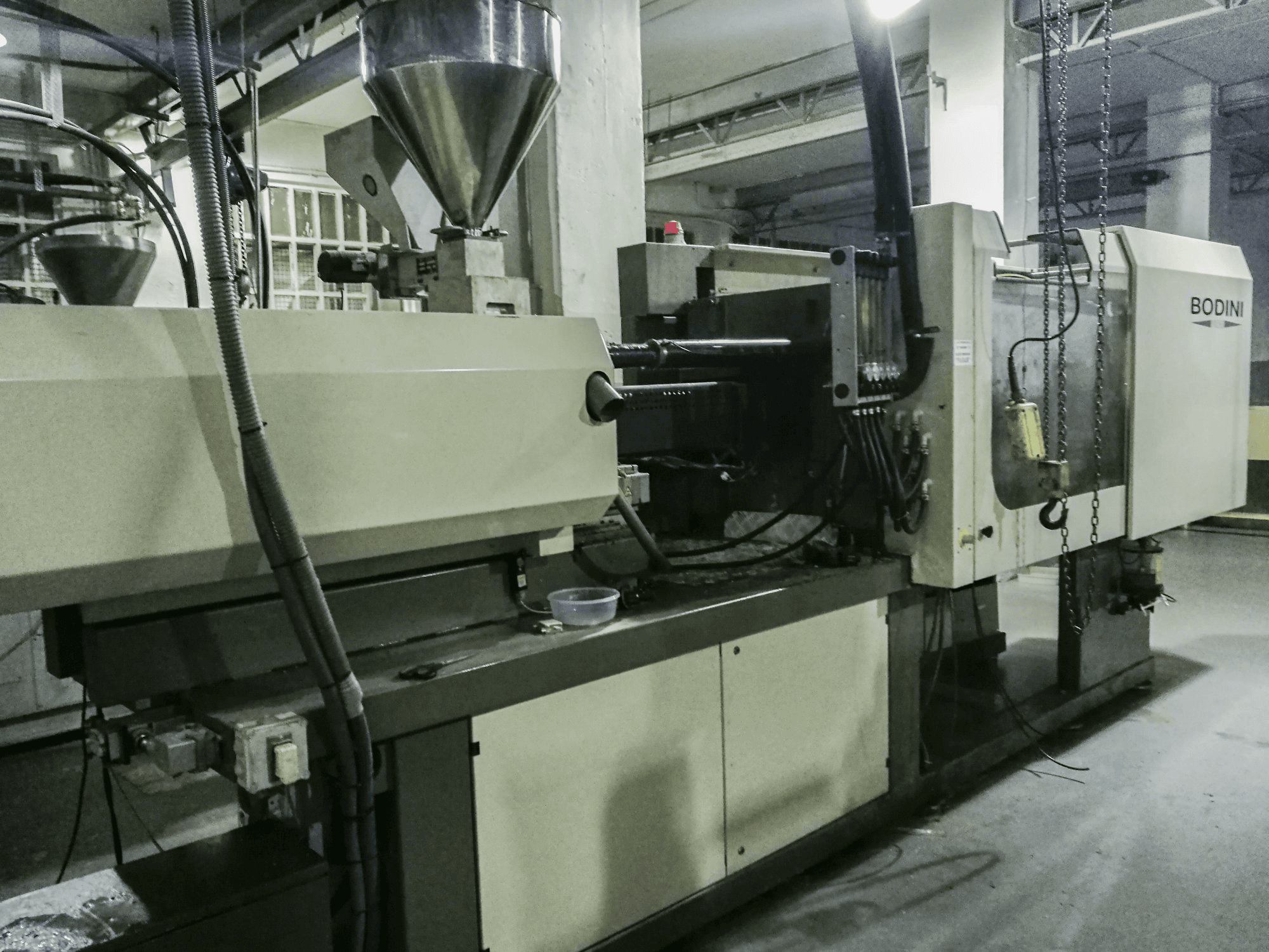A BODINI ELEDRIVE 200 gép bal oldali nézete