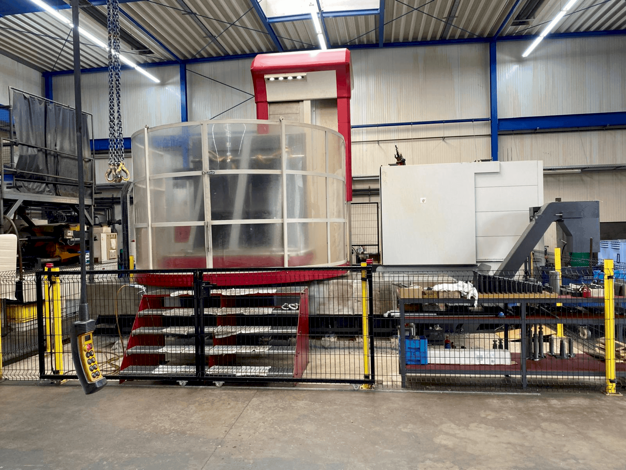 A FERMAT WFT 13 CNC gép elölnézete