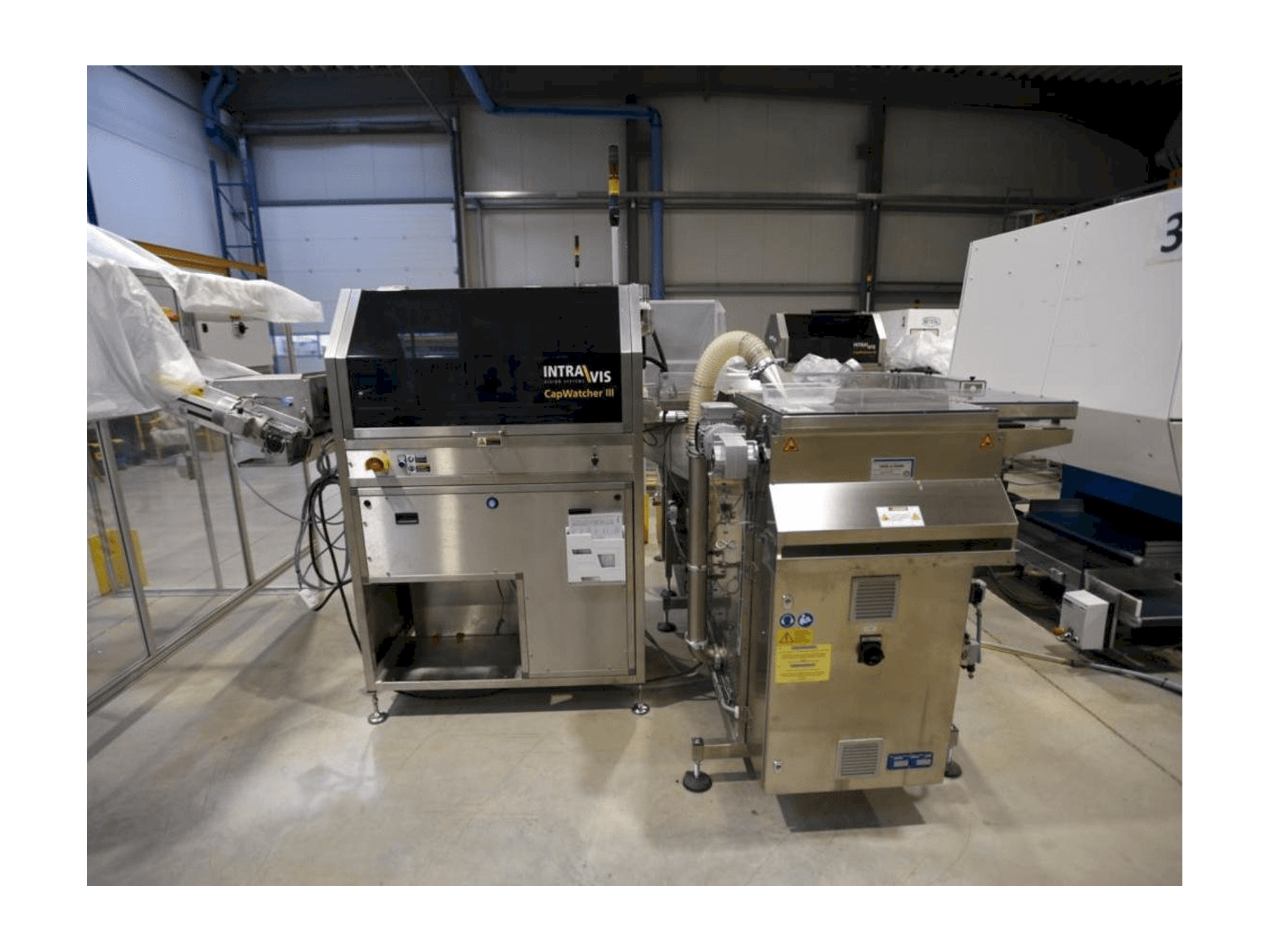 A INTRAVIS Capwatcher 6431 gép elölnézete