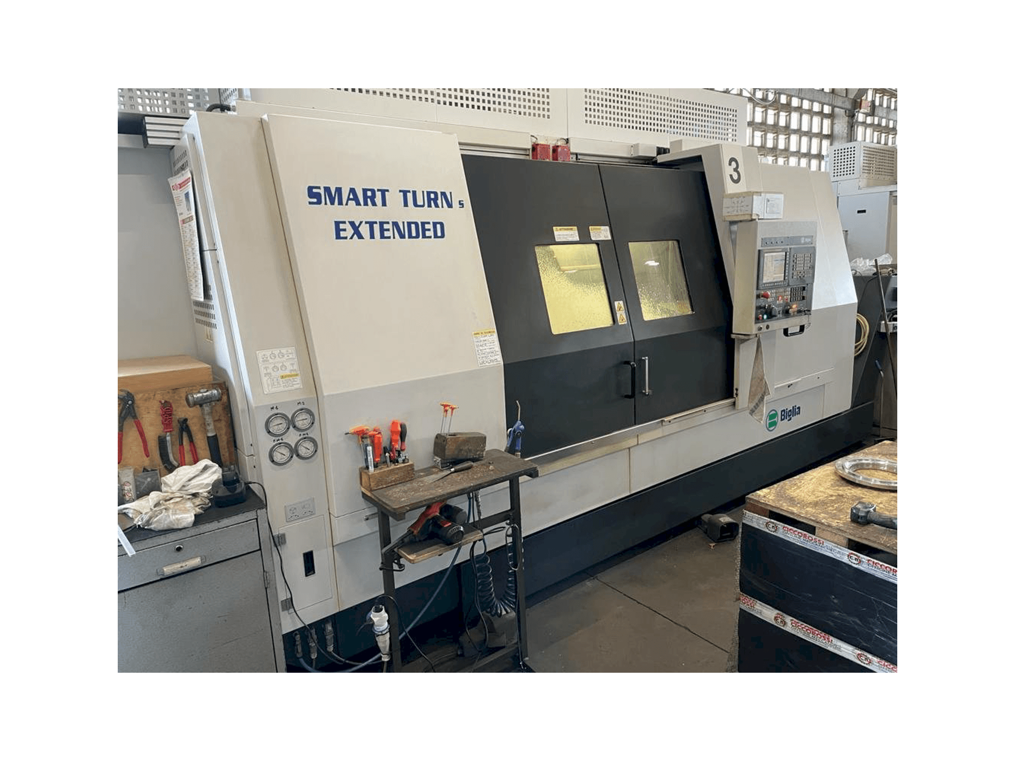 A Biglia Smart Turn S Extended gép elölnézete