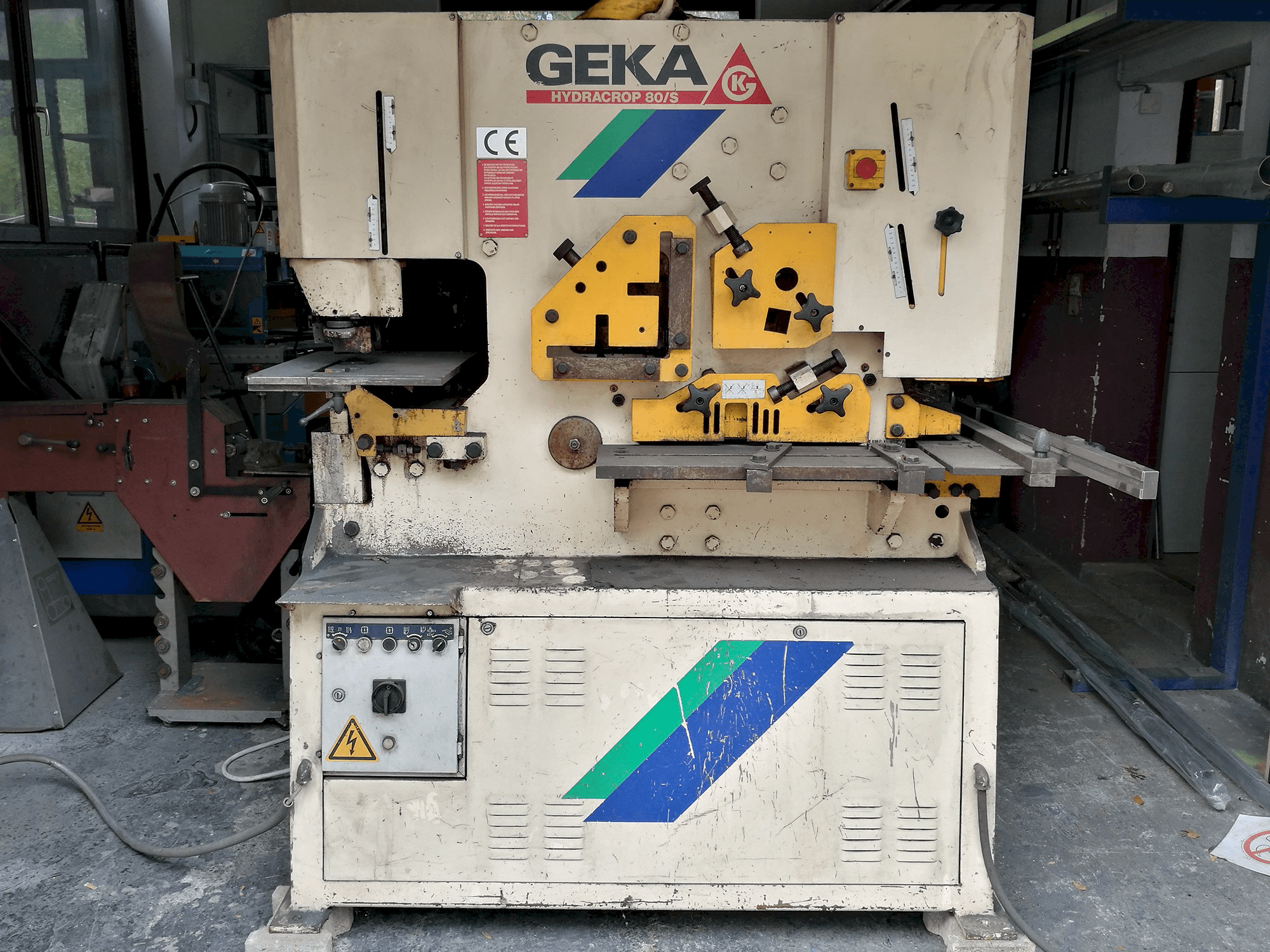 A GEKA HYDRACROP 80/S gép elölnézete