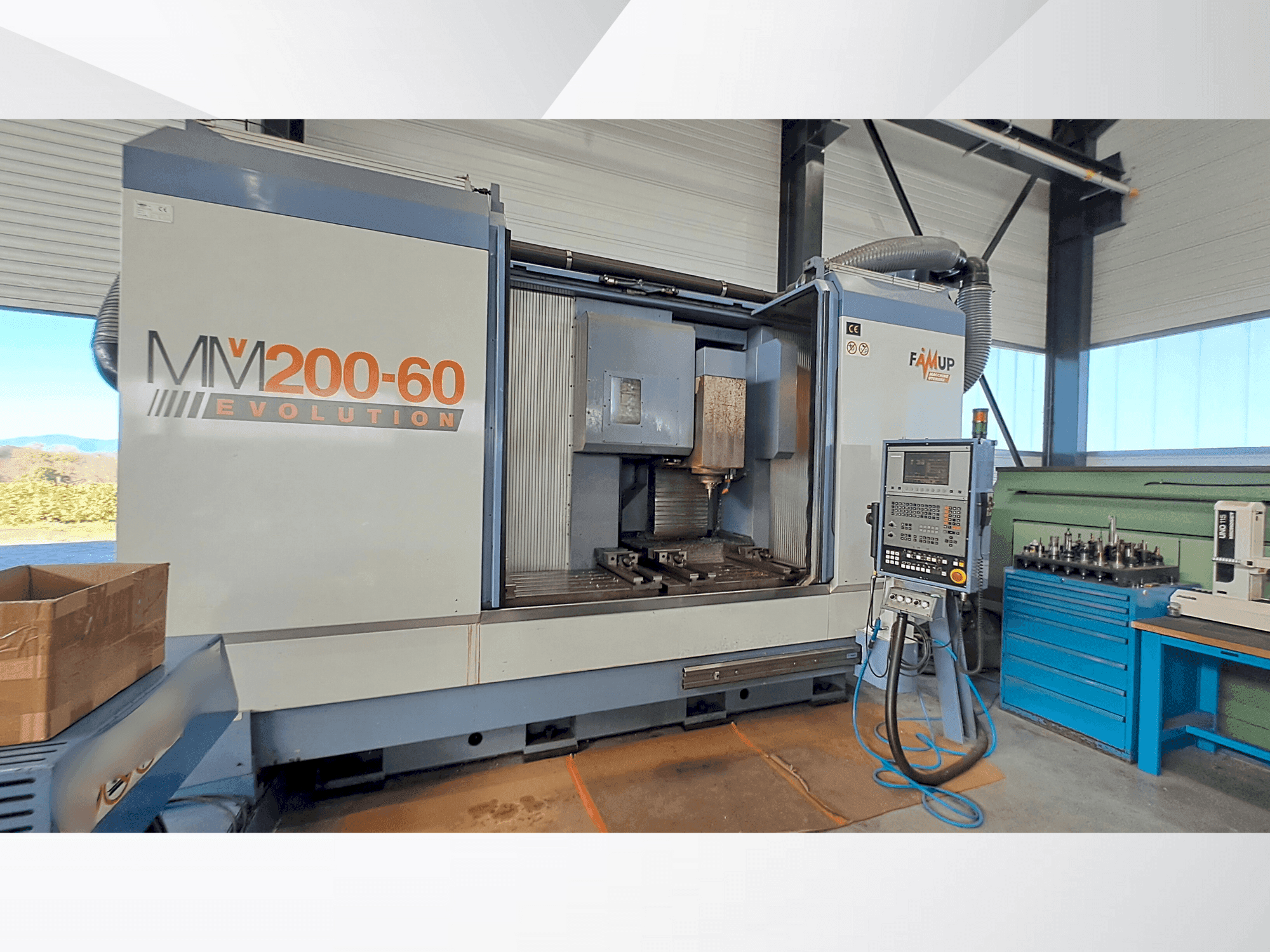 A FAMUP MMV 200/60 gép elölnézete