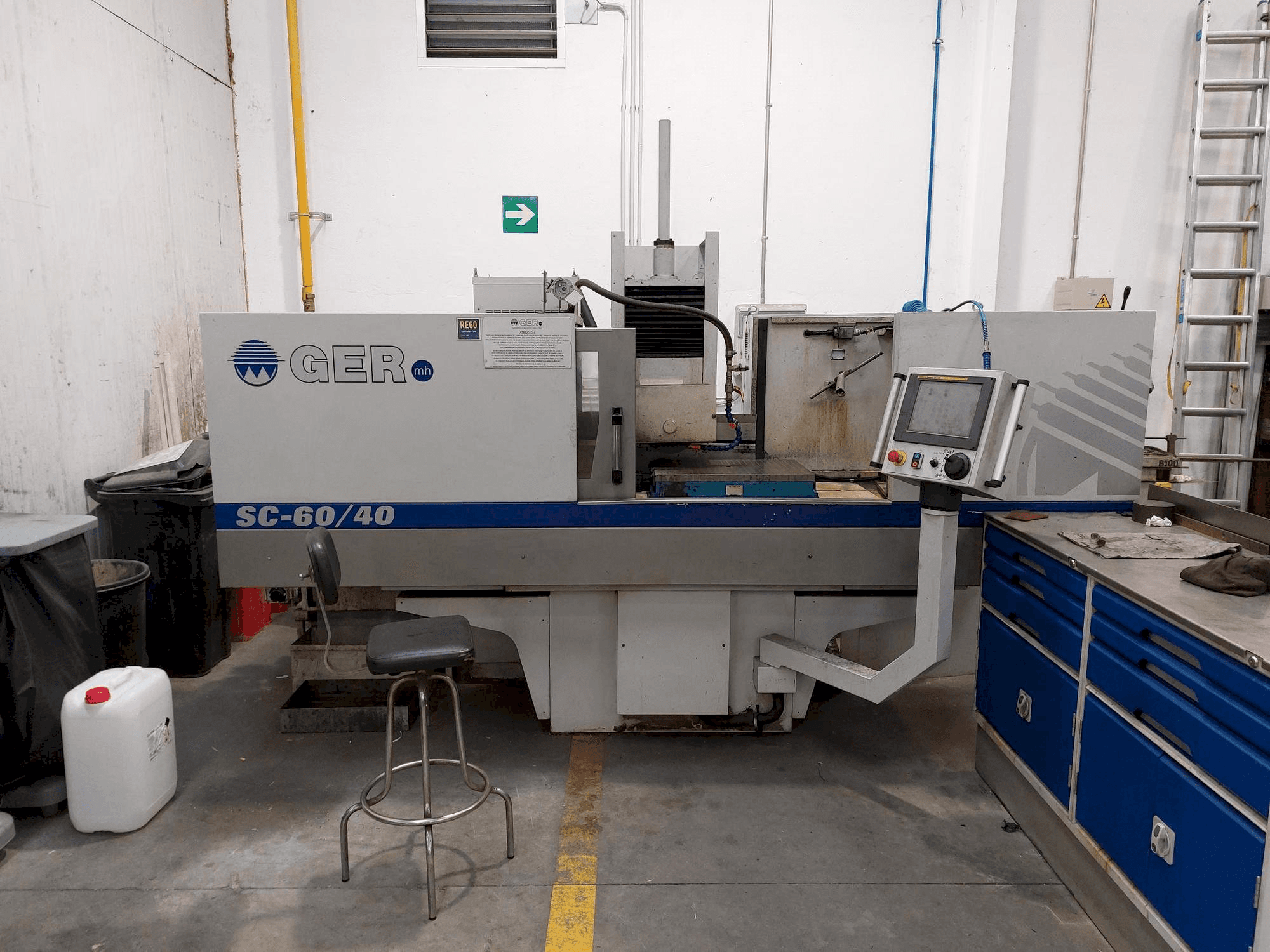 A GER SC-60/40 gép elölnézete