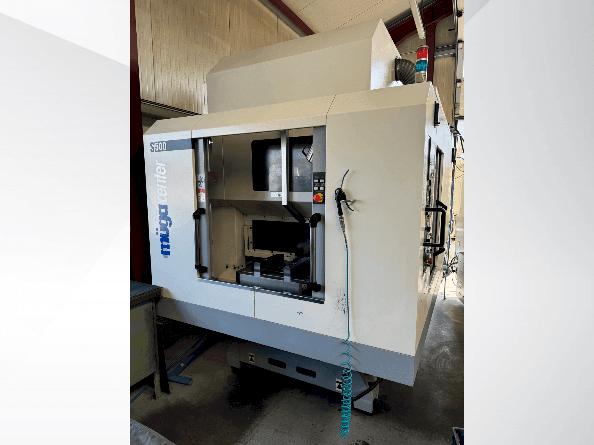 A Muga S500 gép elölnézete