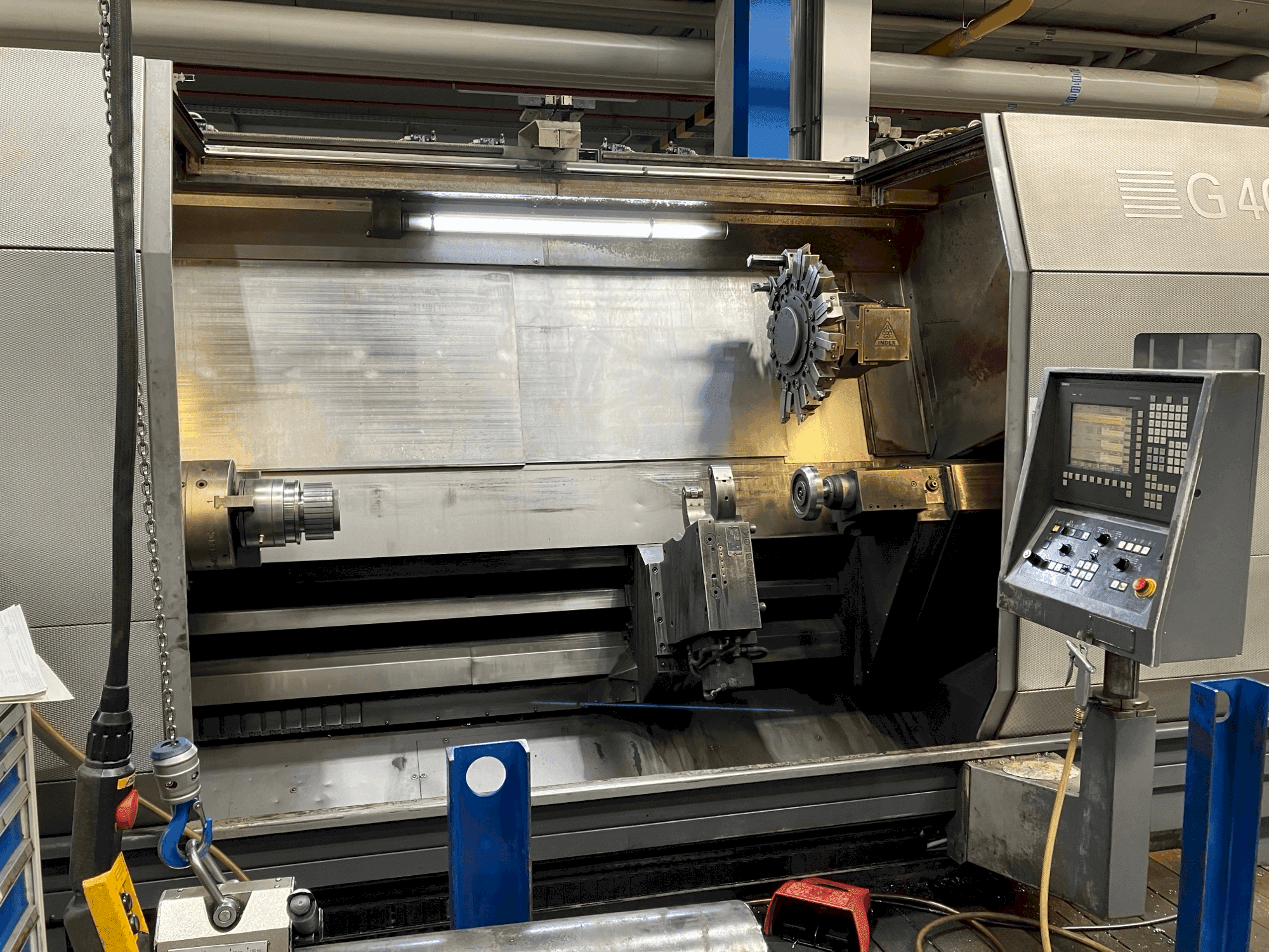A Index G 400 Ratio Line gép elölnézete