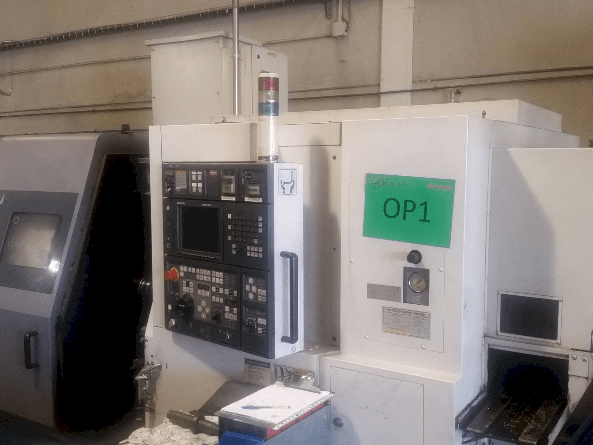 A MORI SEIKI ZL 200 MSC gép elölnézete