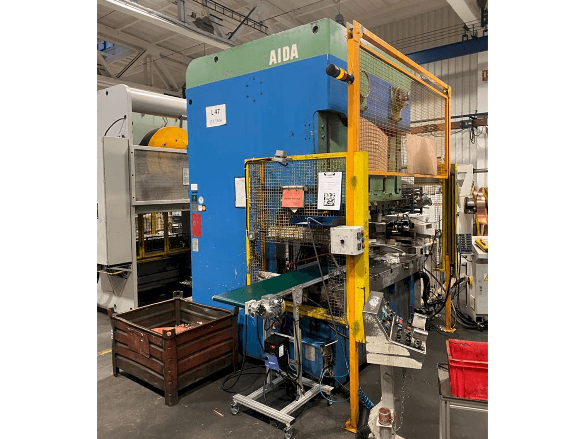 A AIDA NC2-1600 (2) gép elölnézete