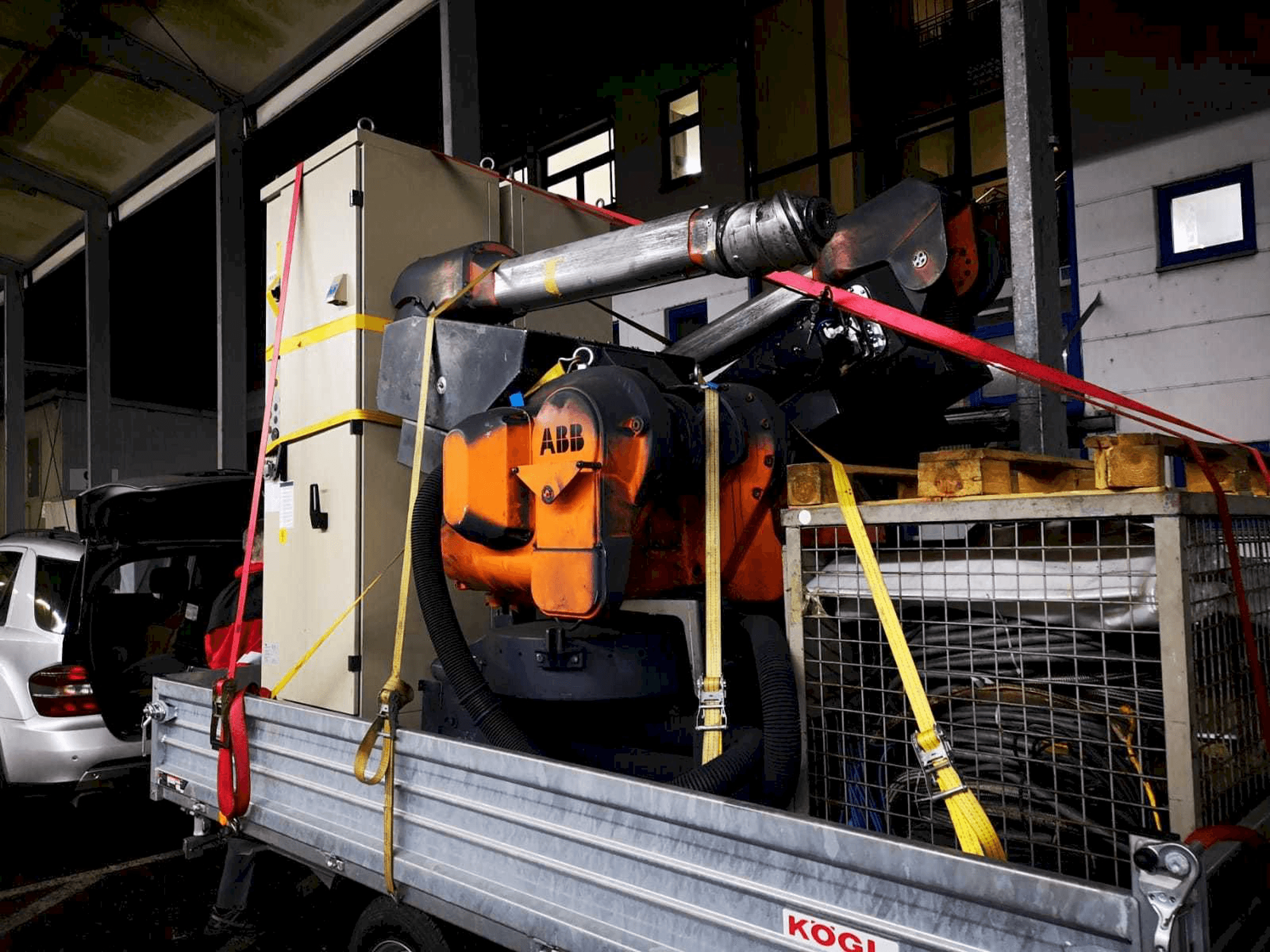 A ABB IRB 5400 gép elölnézete