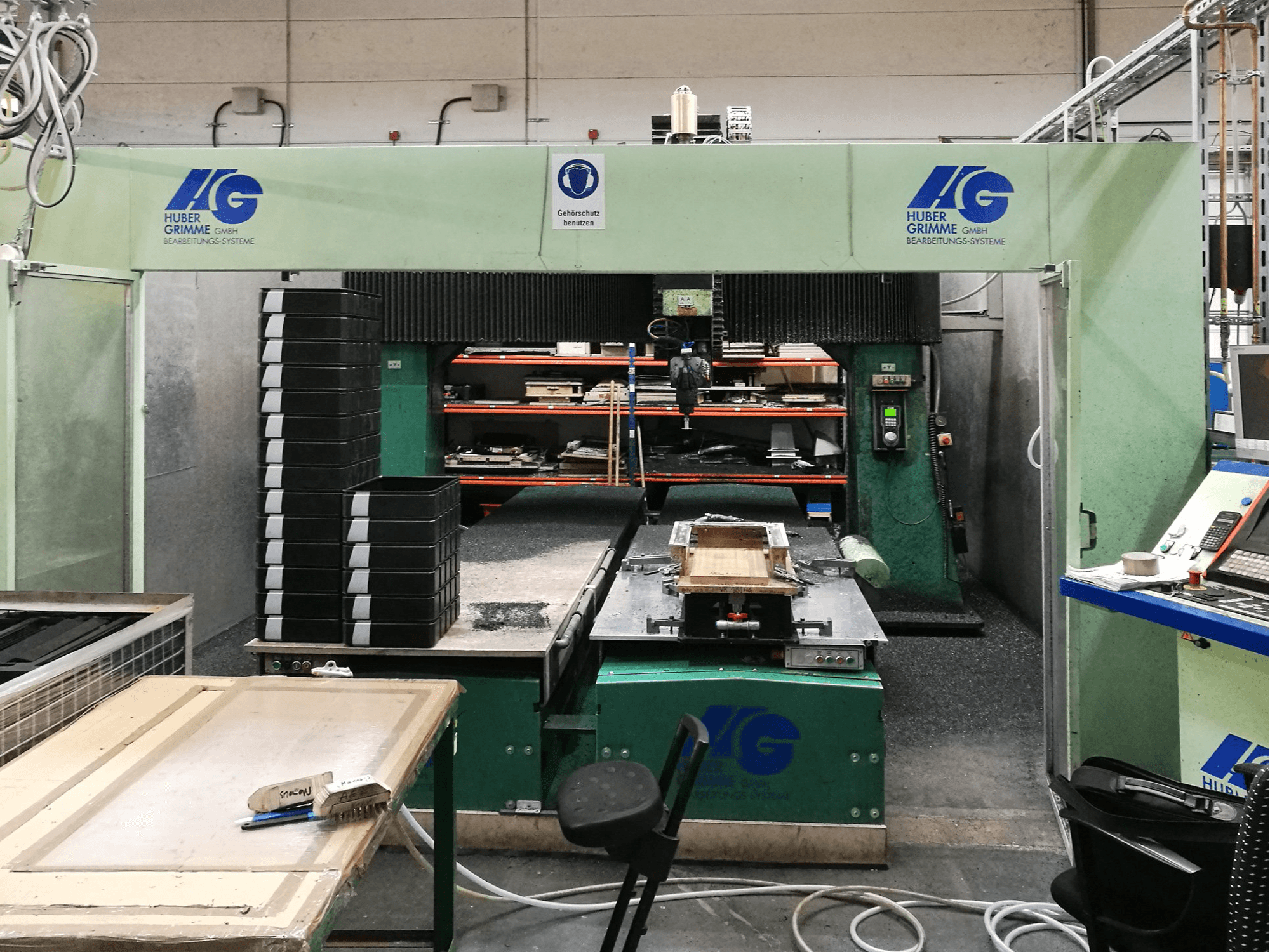 A Huber&Grimme HG3000T gép elölnézete