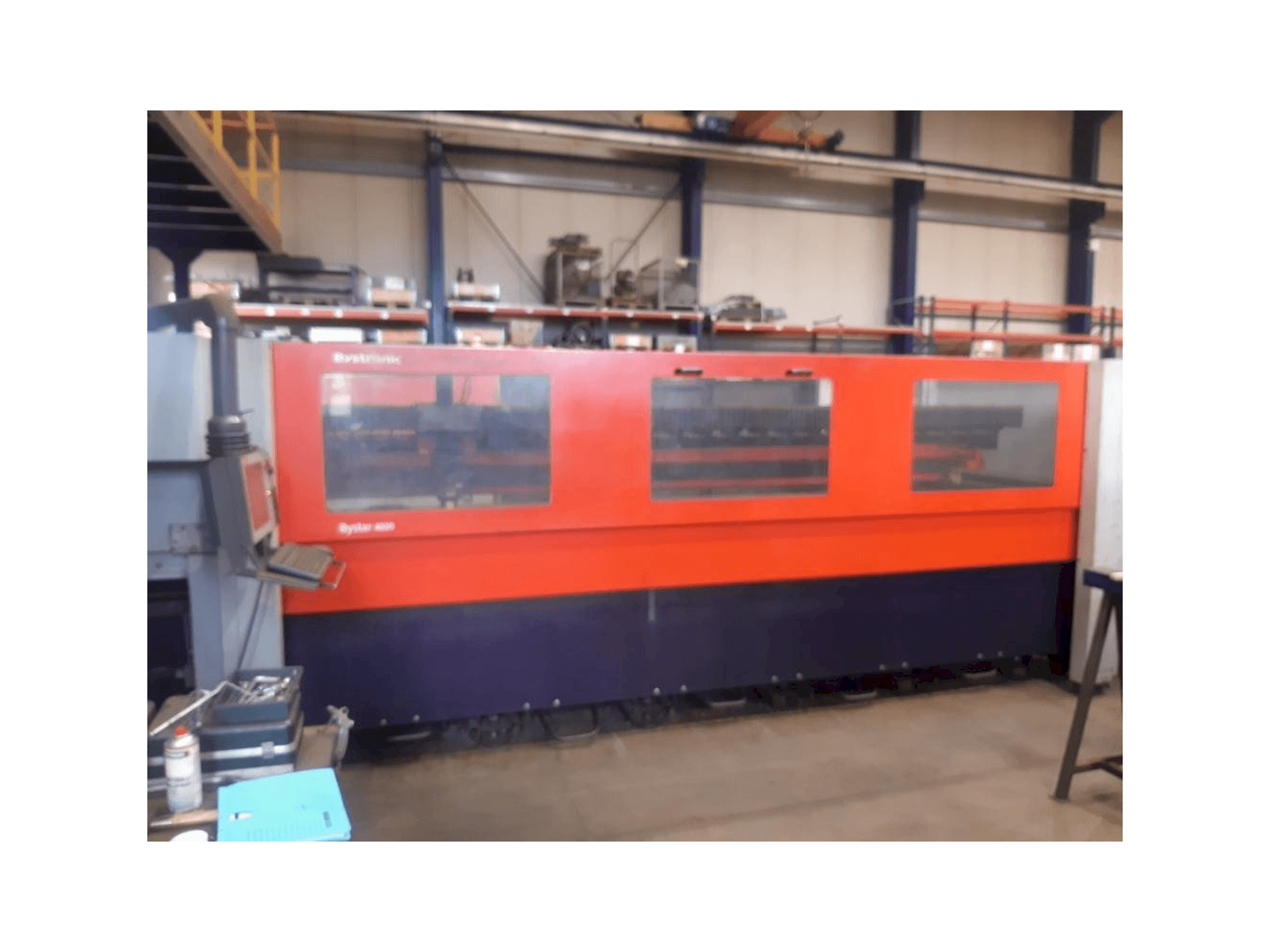 A Bystronic Bystar 4020 gép elölnézete