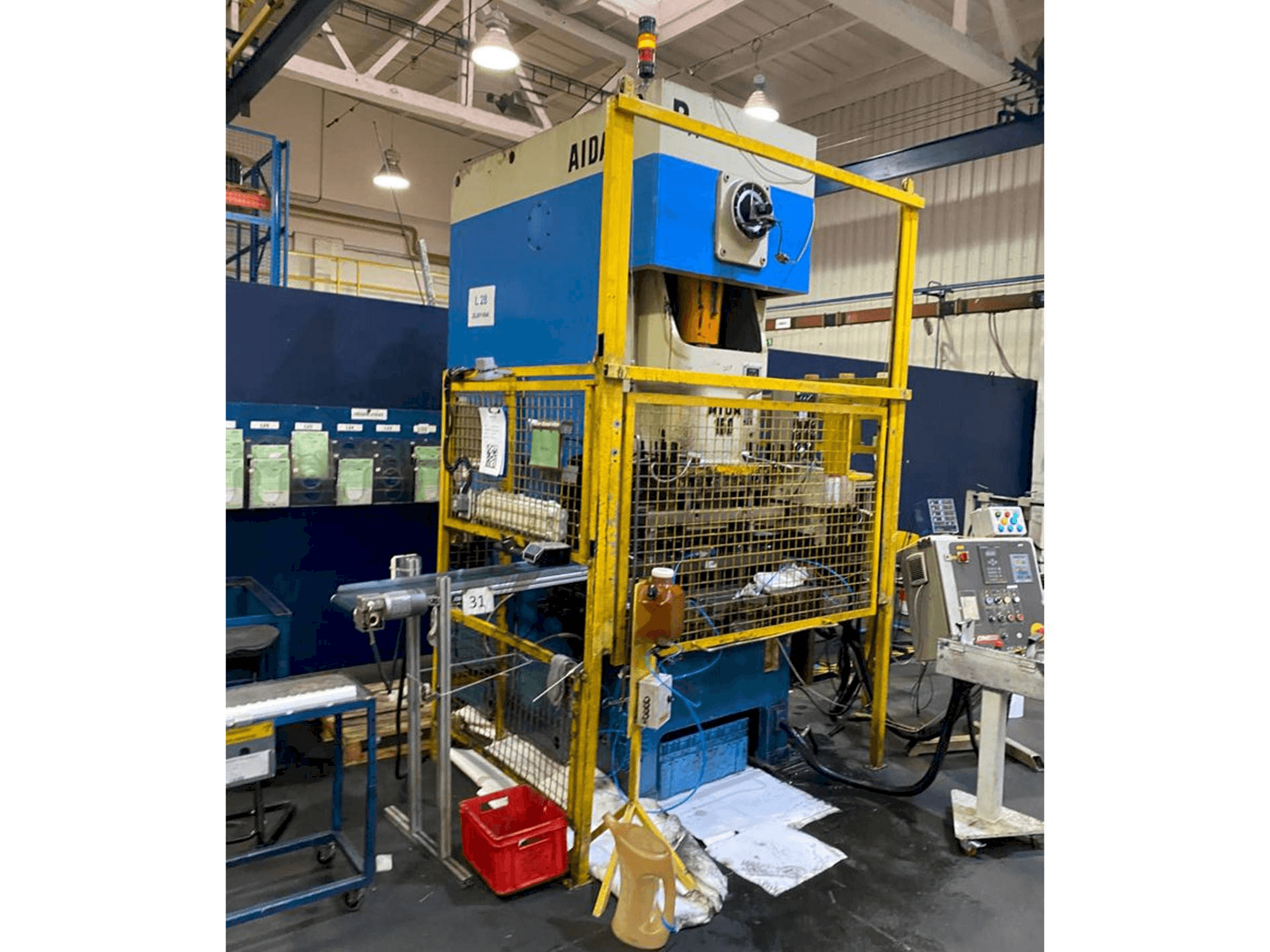 A AIDA NC 1-150 gép elölnézete