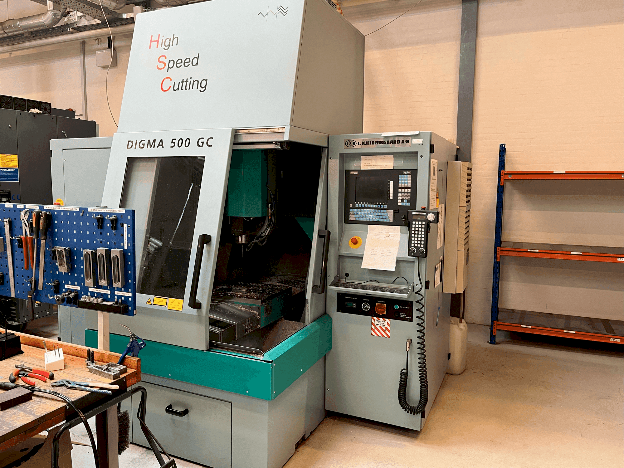 A DIGMA 500 GC gép elölnézete