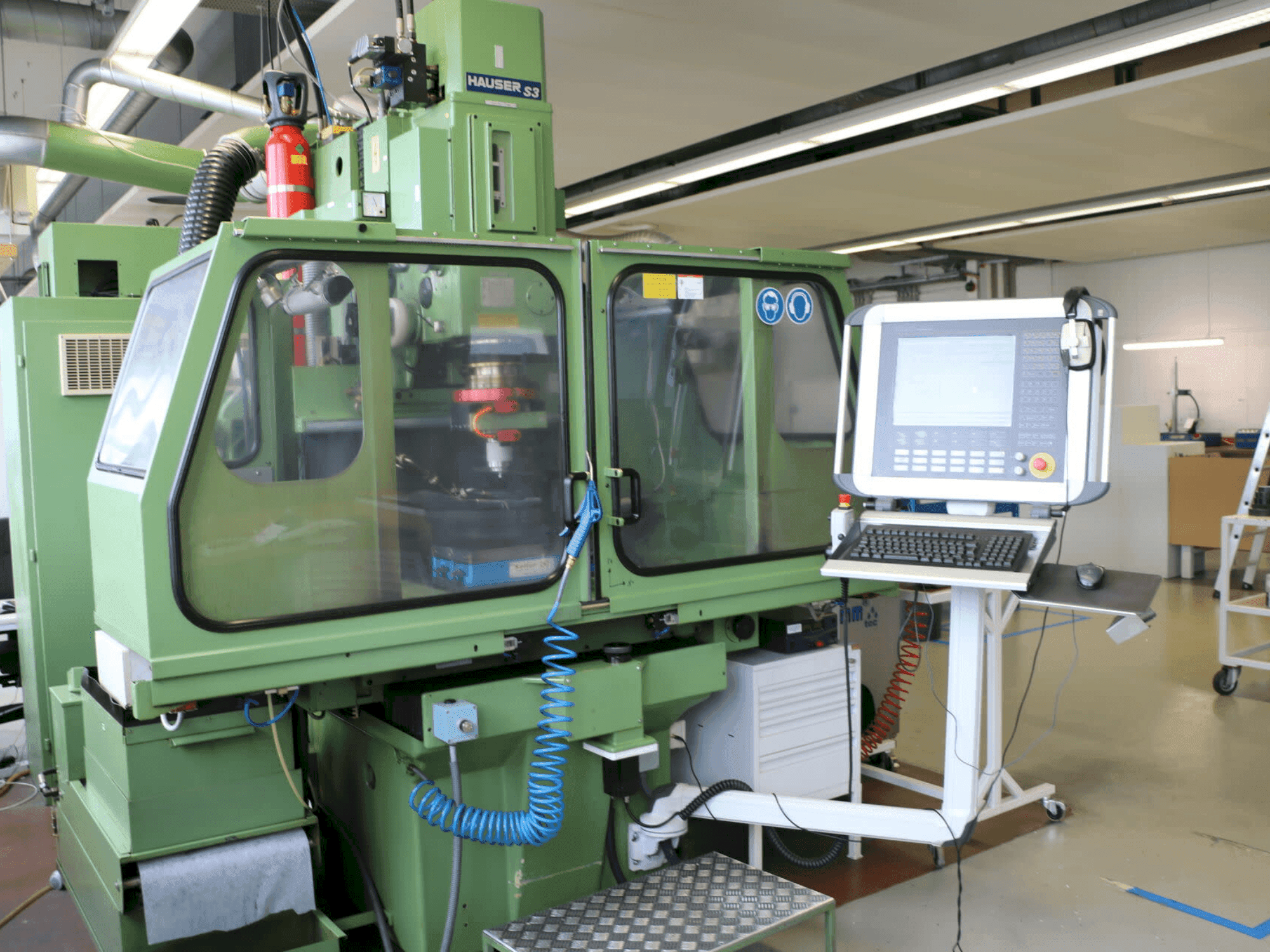 A HAUSER S3 gép elölnézete