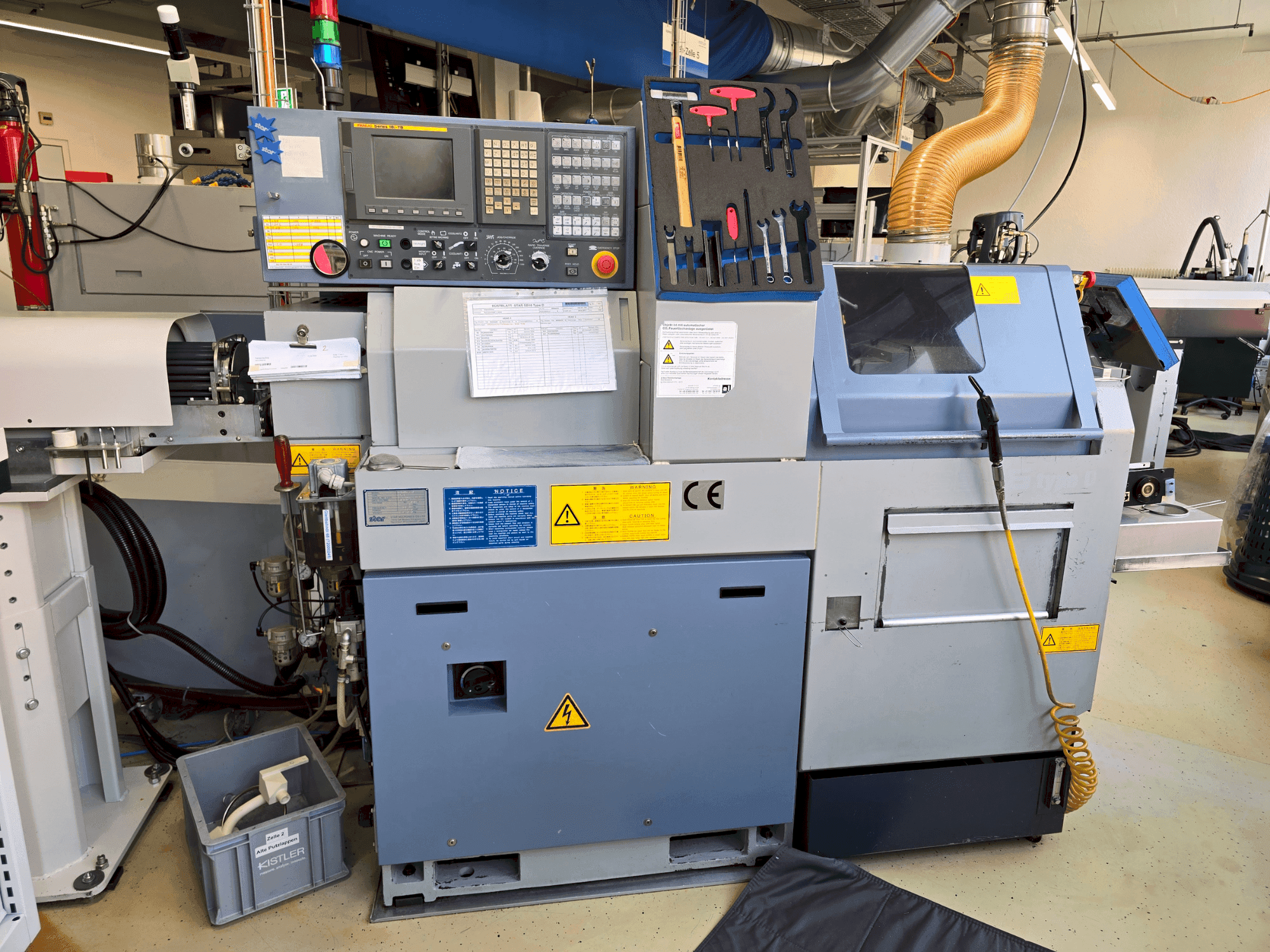A STAR MICRONICS SB-16D gép elölnézete