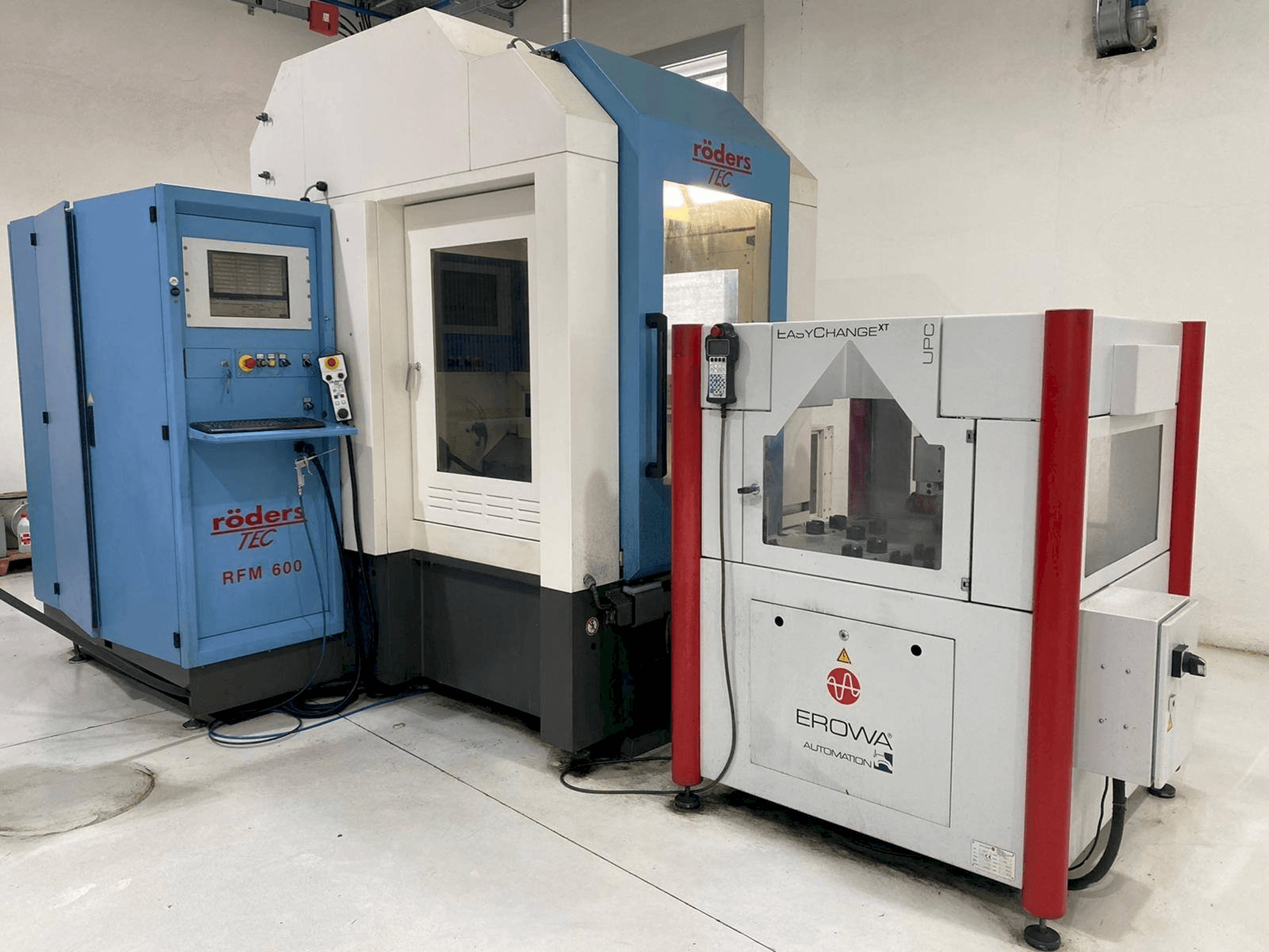 A Roders RFM 600 gép elölnézete