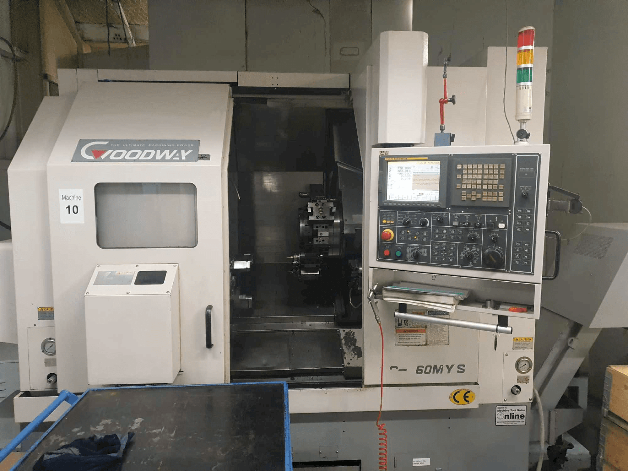 A Goodway GS-260MYS gép elölnézete